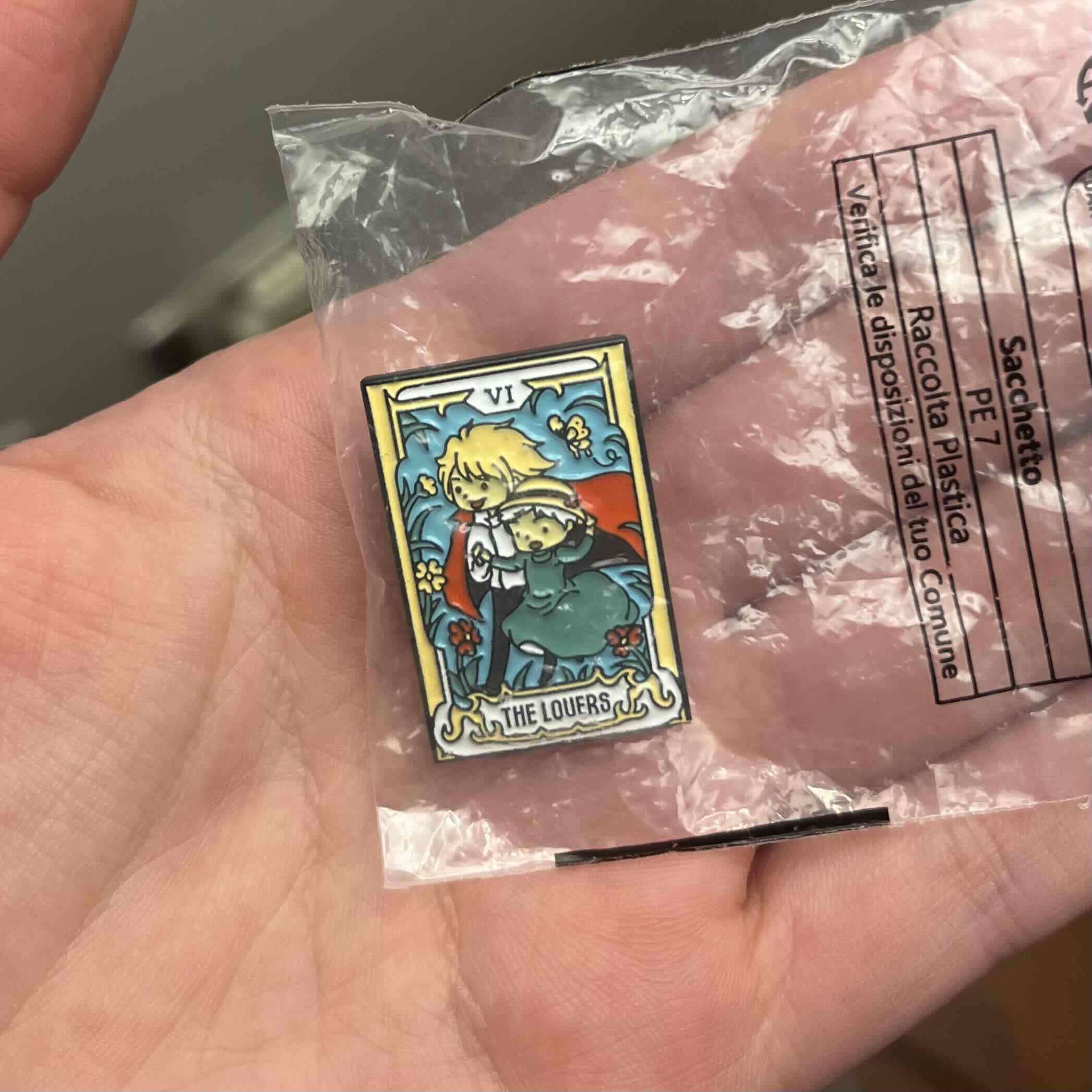 Pin de tarot 'The Lovers'