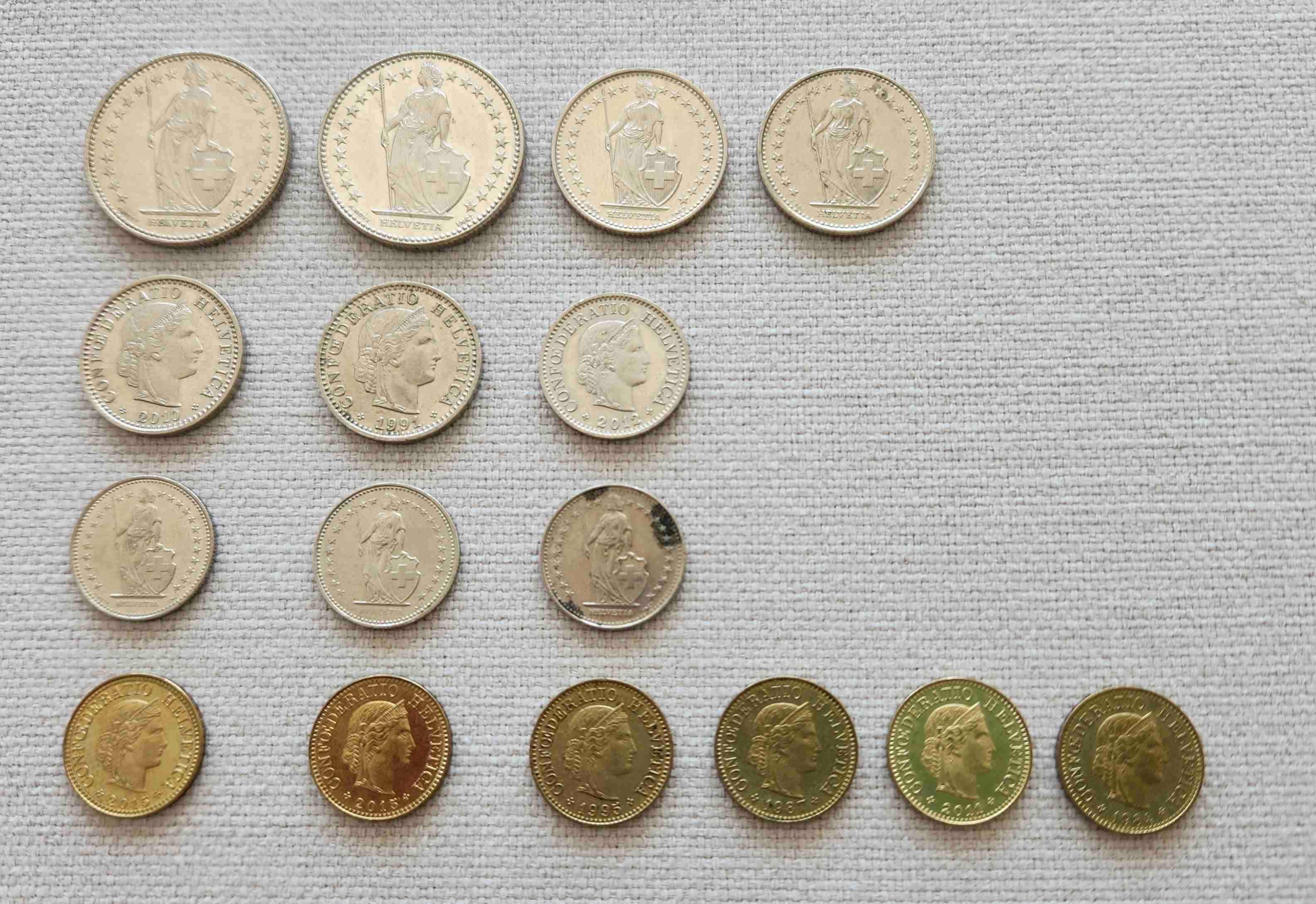Colección de monedas suizas - miniatura 2