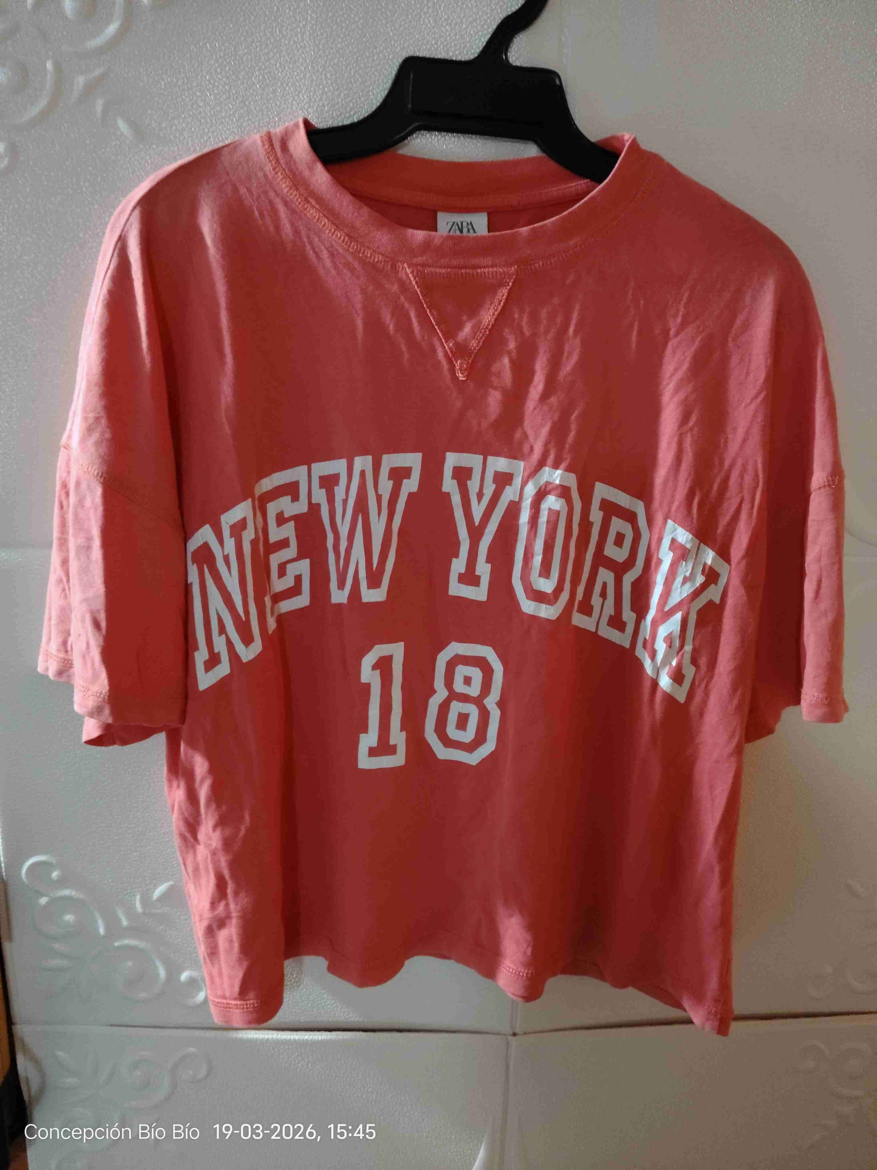 Polera roja 'New York'