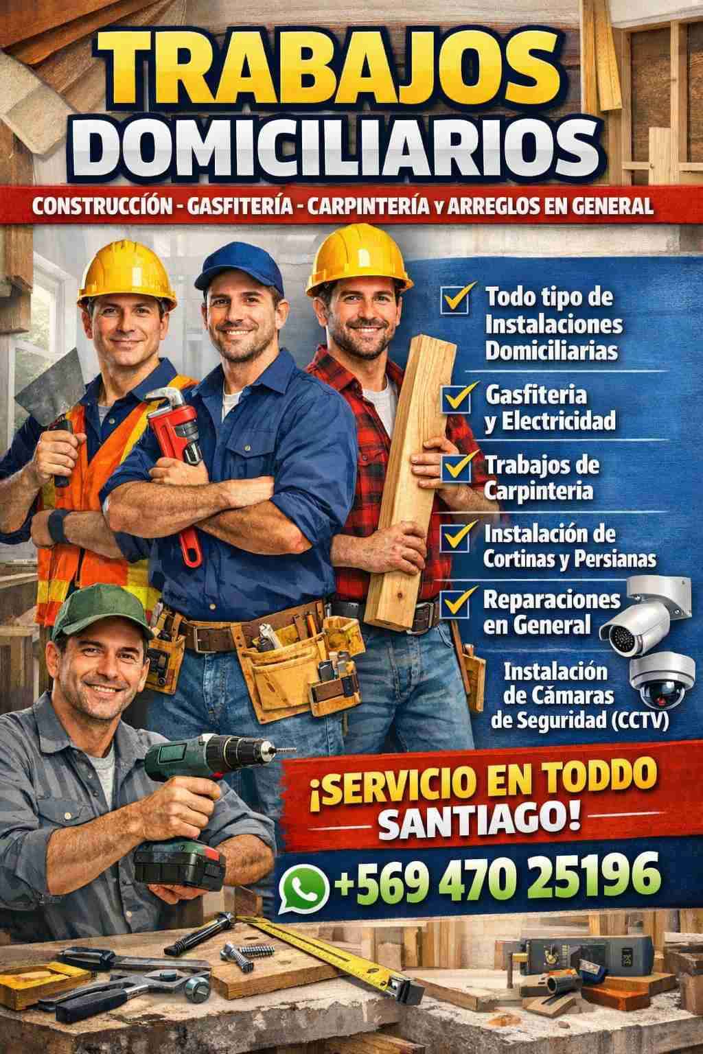 Servicios de reparación domiciliaria