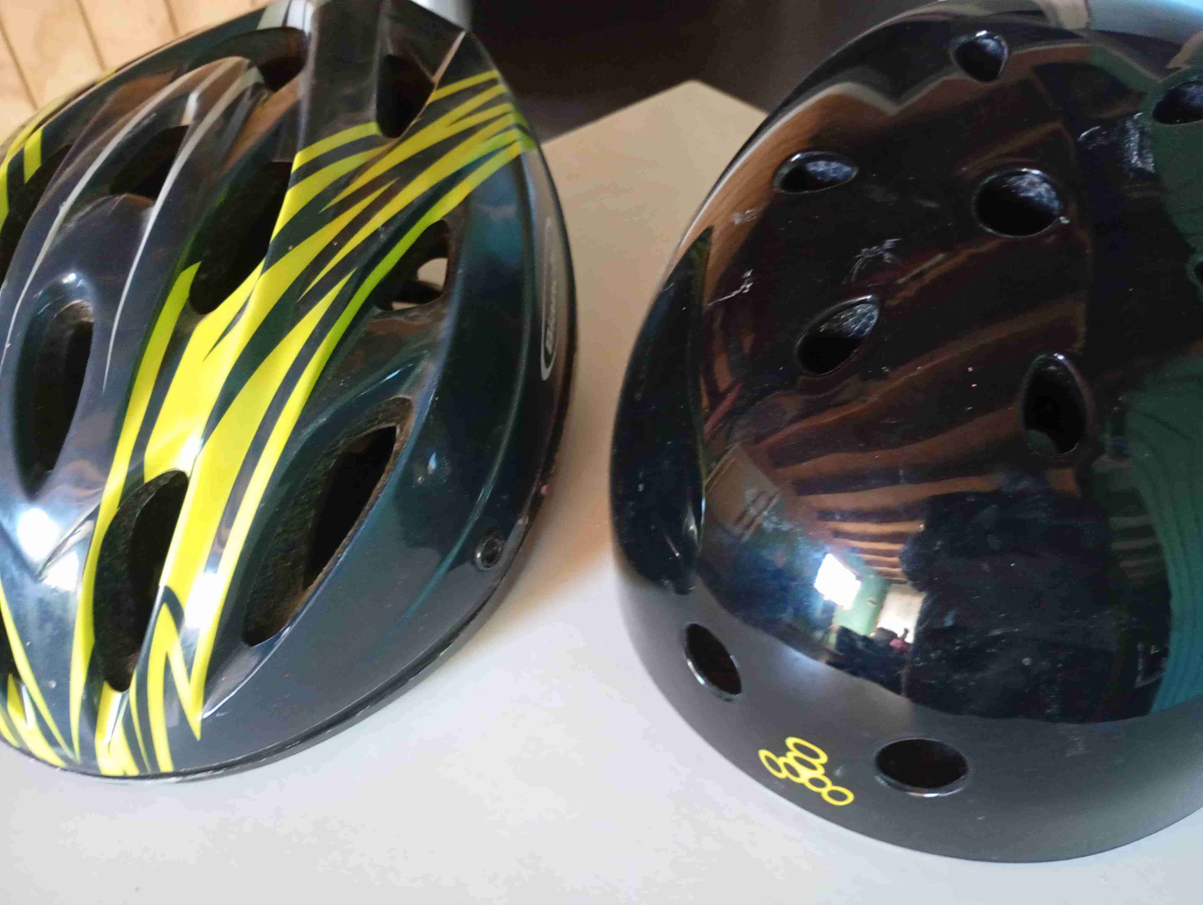 Cascos negro de protección y multicolor - 3