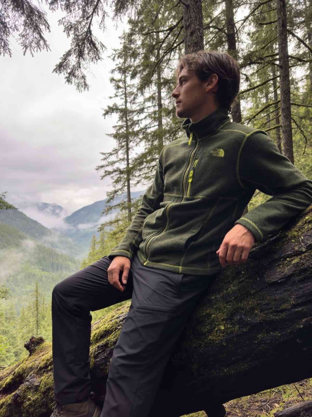 Polerón verde The North Face - miniatura 2