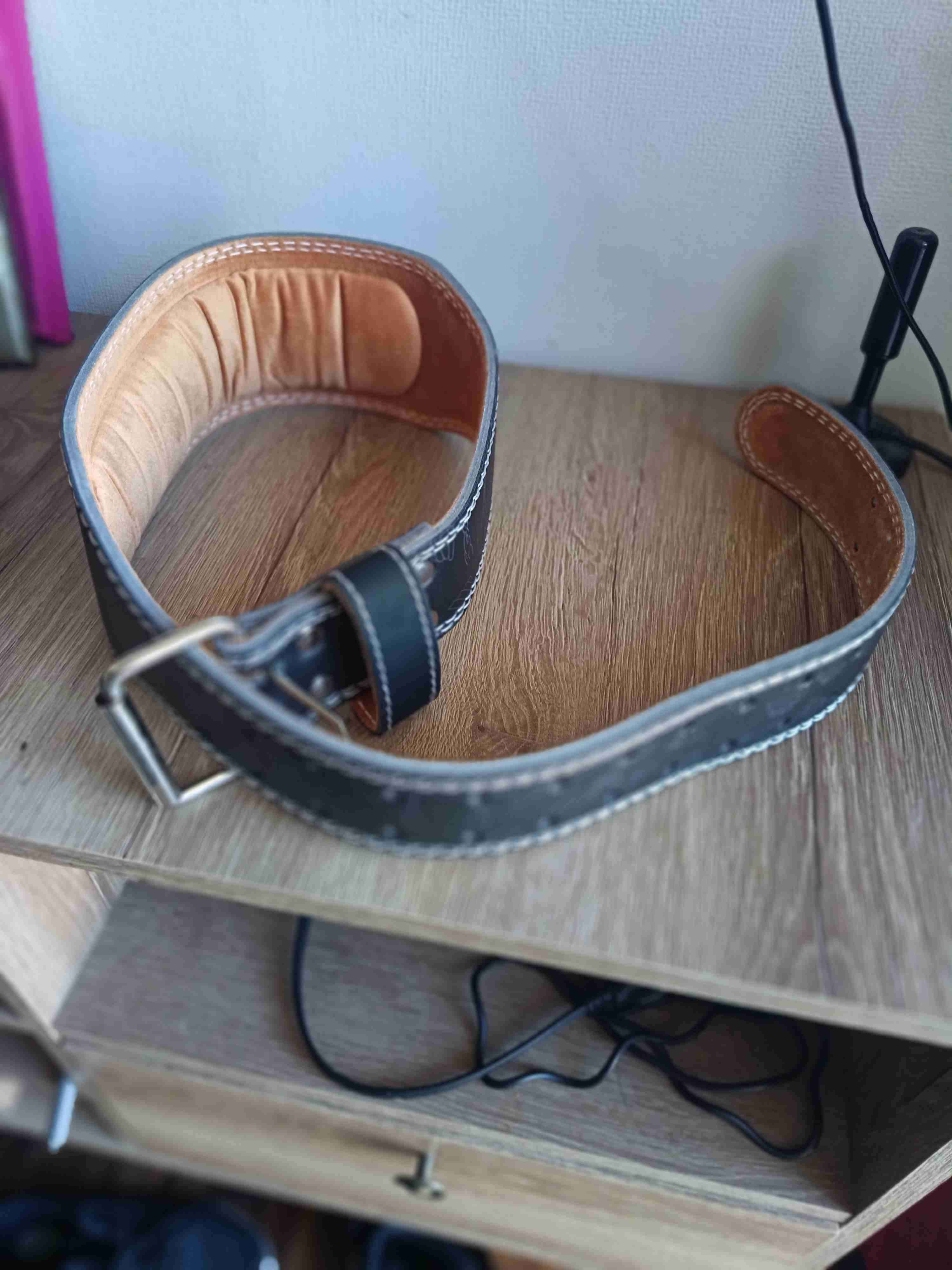 Correa de cuero acolchada