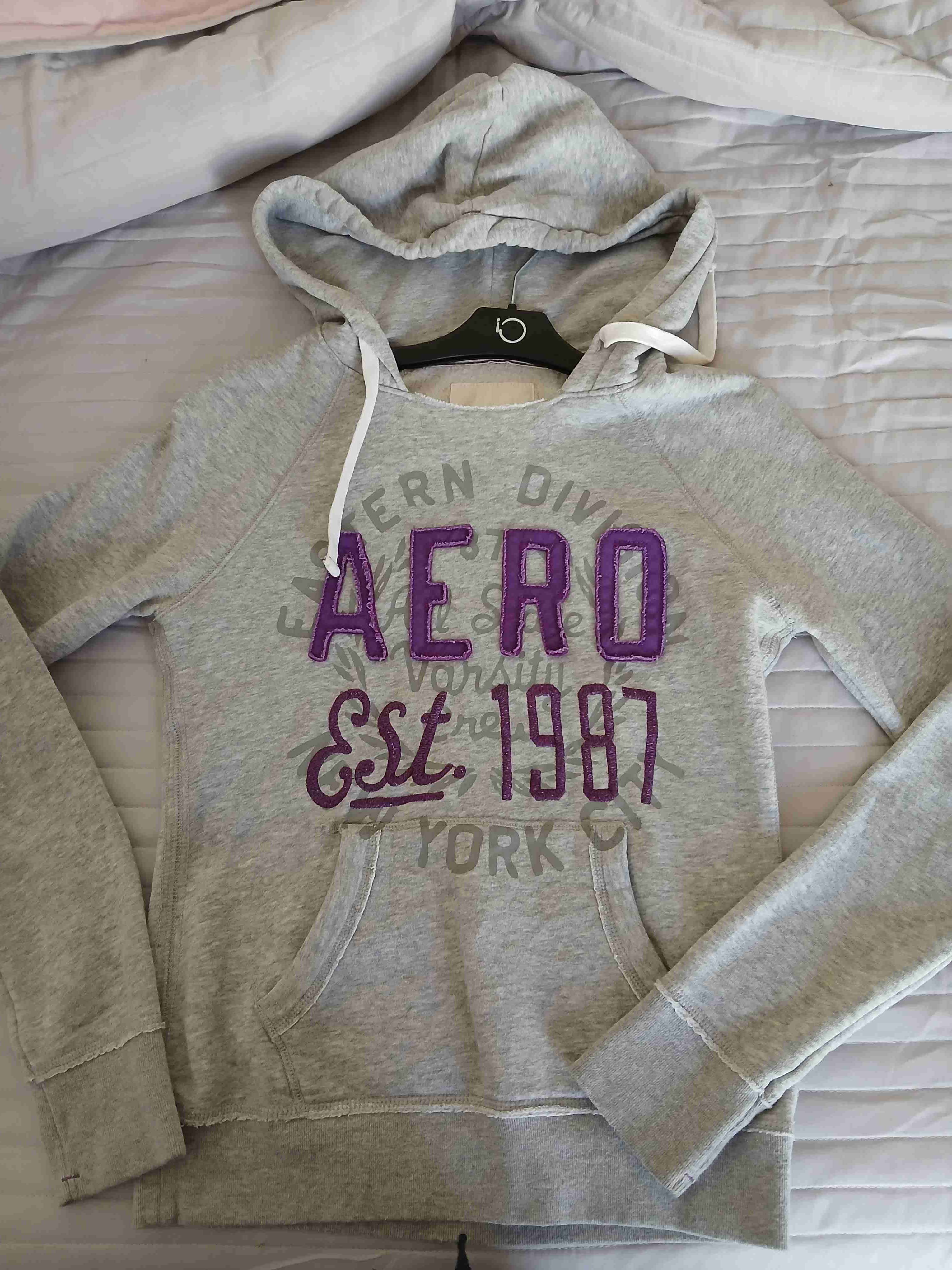 Polerón gris con capucha AERO - miniatura 2