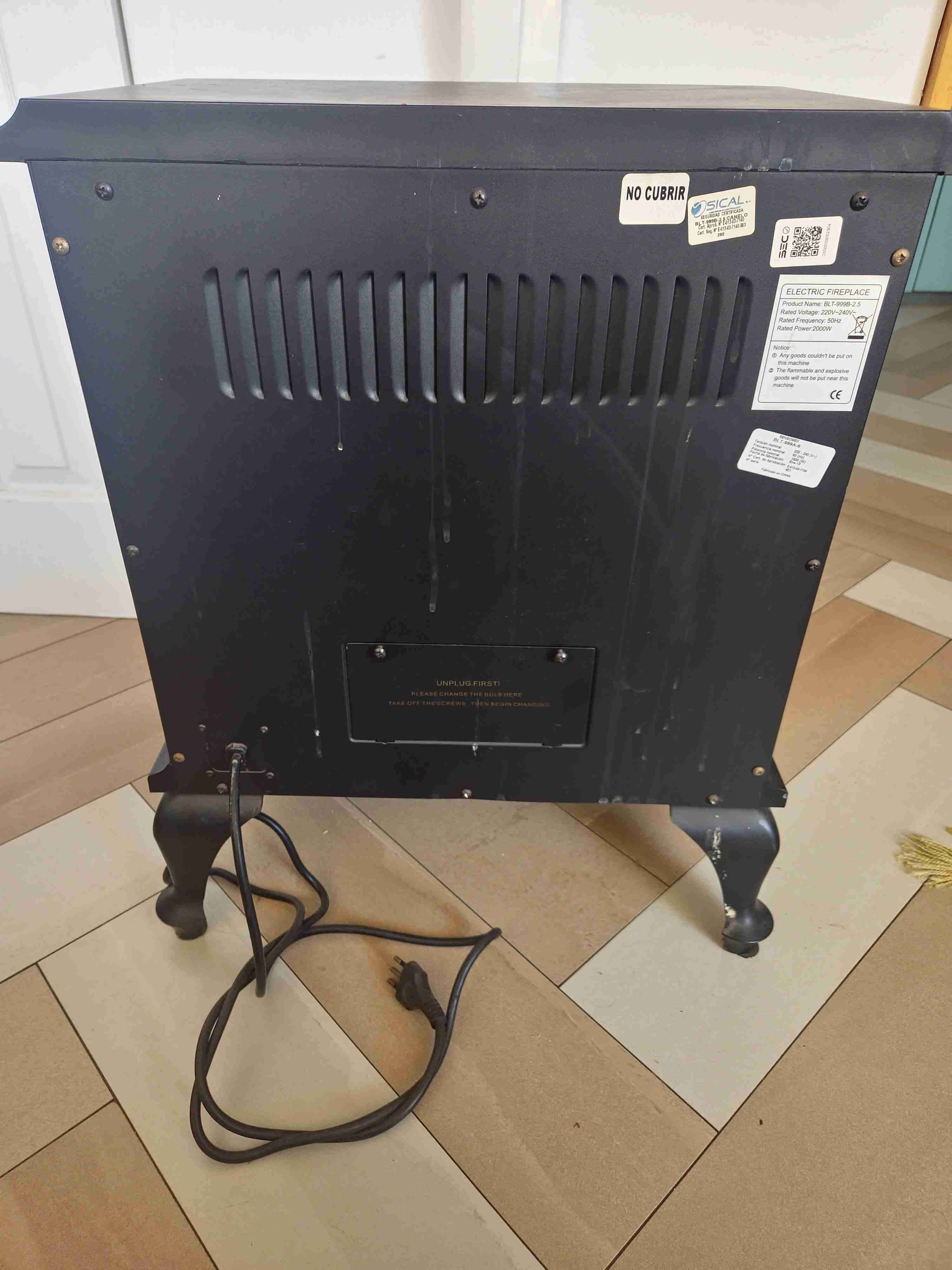 Estufa eléctrica decorativa - miniatura 2