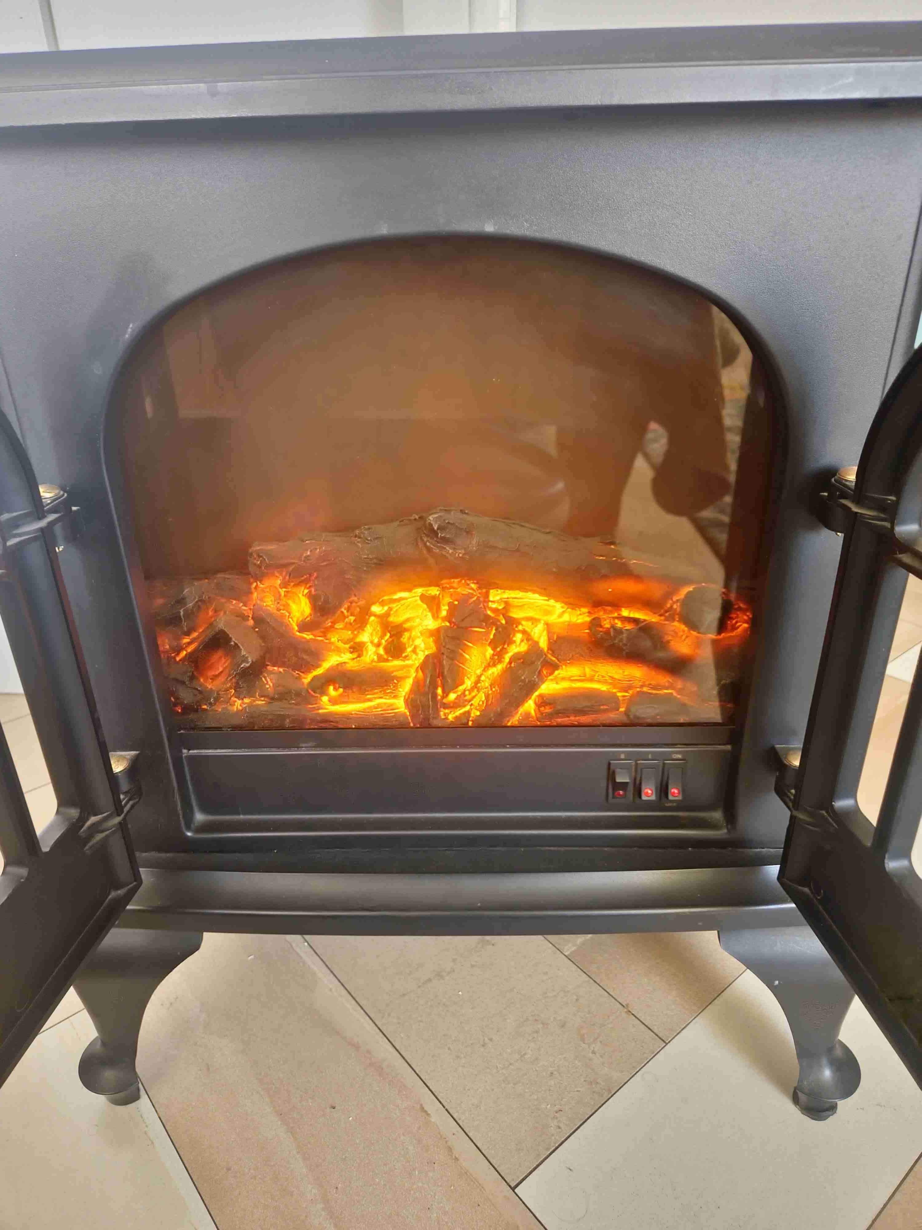 Estufa eléctrica decorativa - miniatura 5