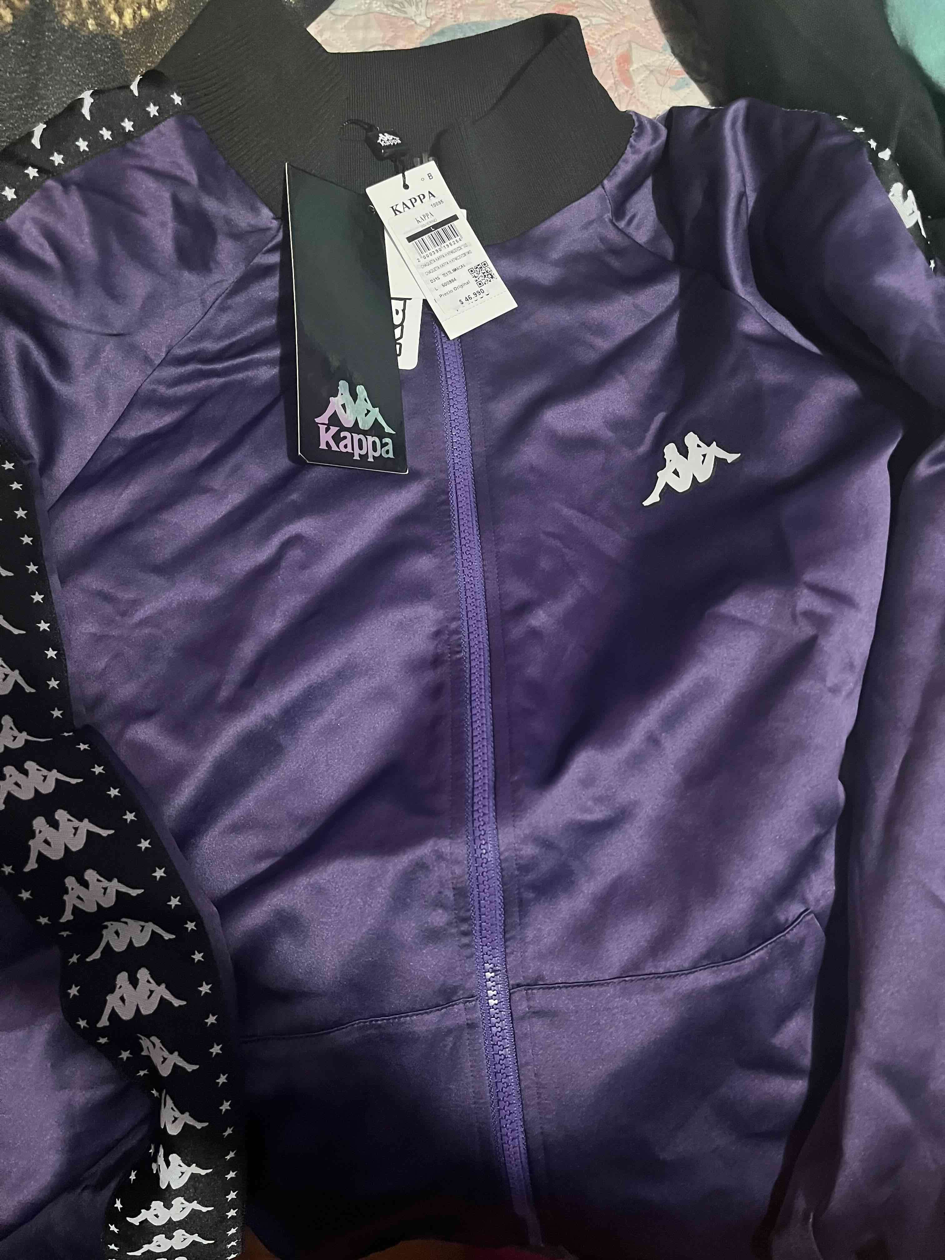 Chaqueta deportiva Kappa morada