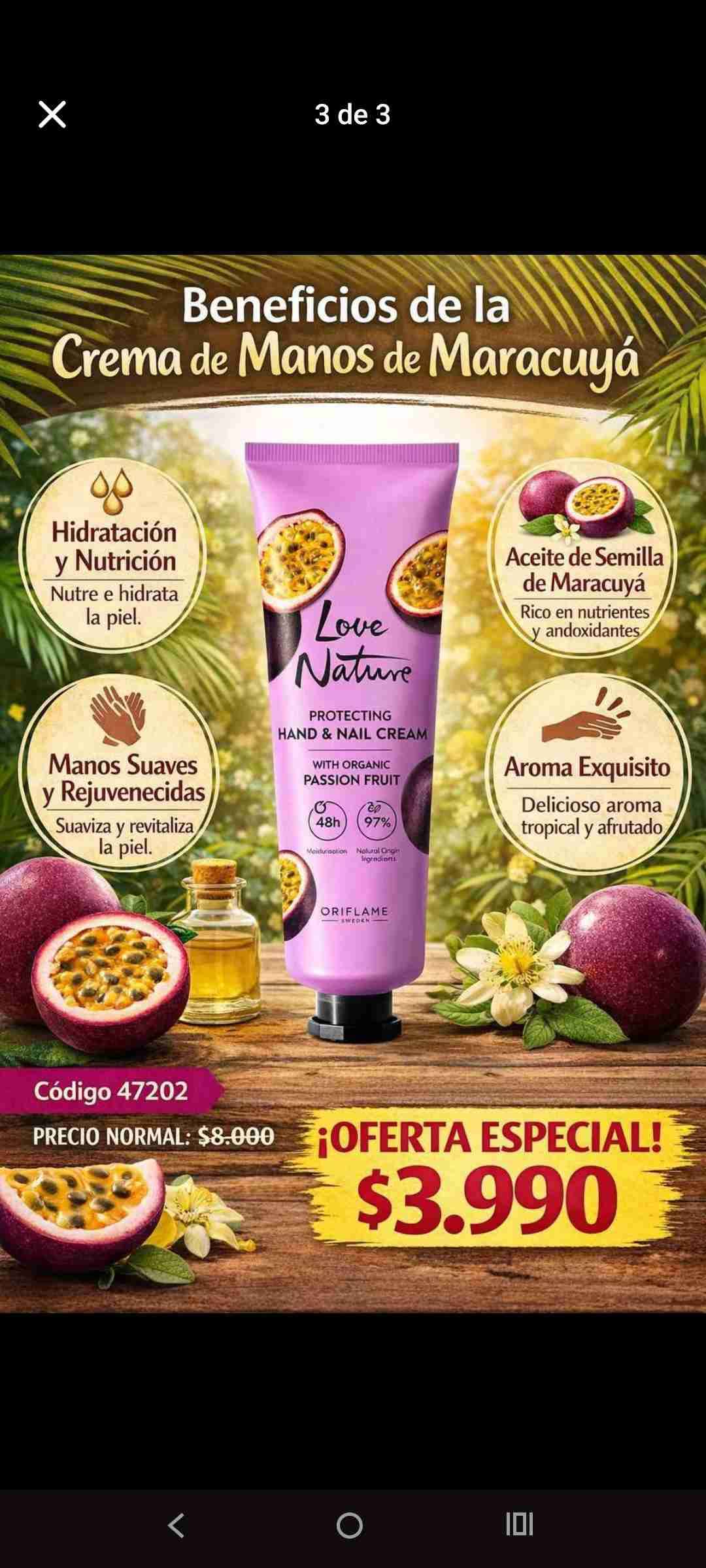 Crema de manos Oriflame - miniatura 2