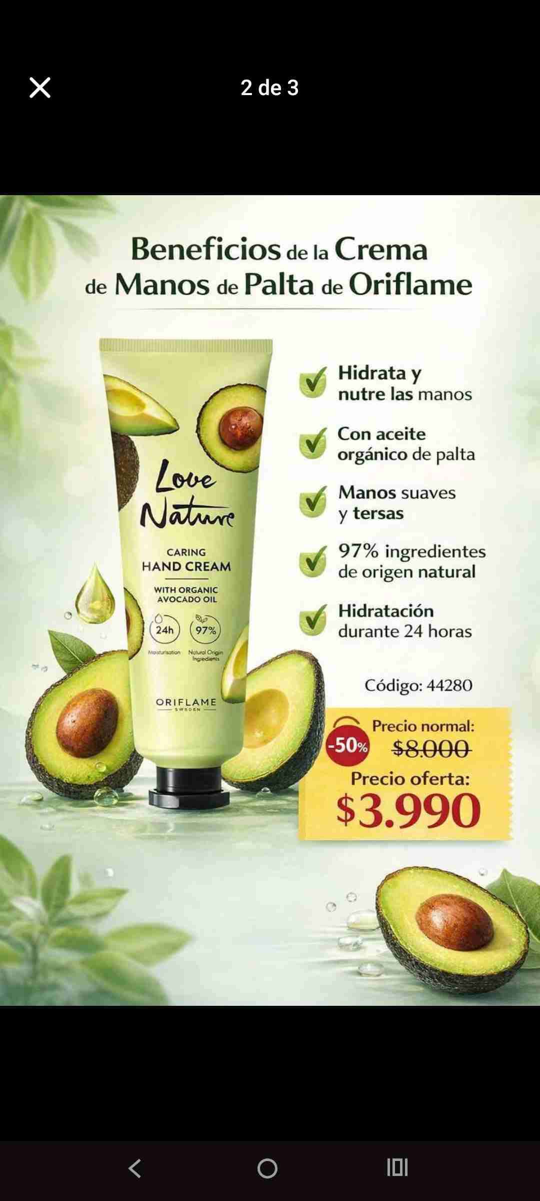 Crema de manos Oriflame - miniatura 3