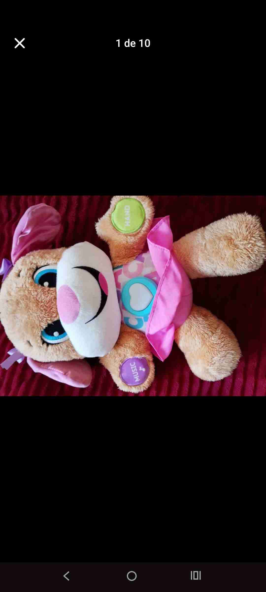 Peluche musical interactivo