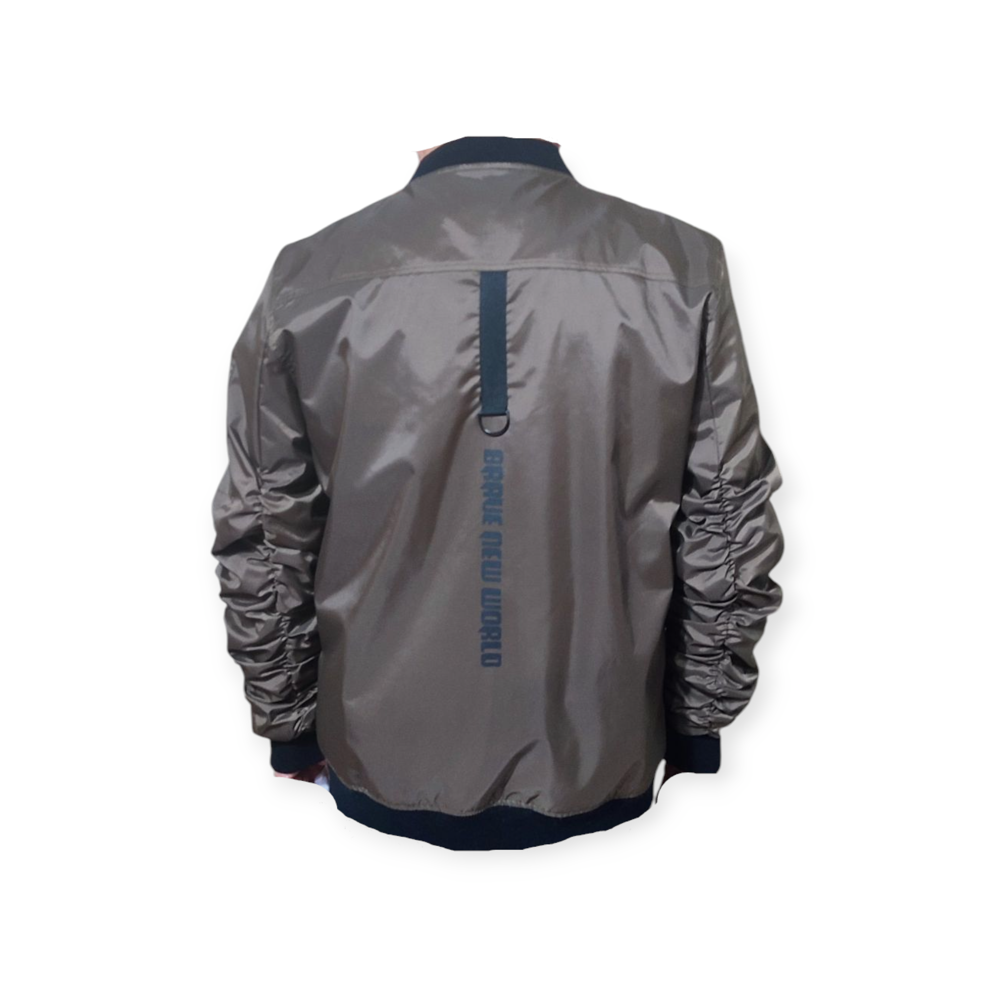 Chaqueta bomber verde/marrón - miniatura 3