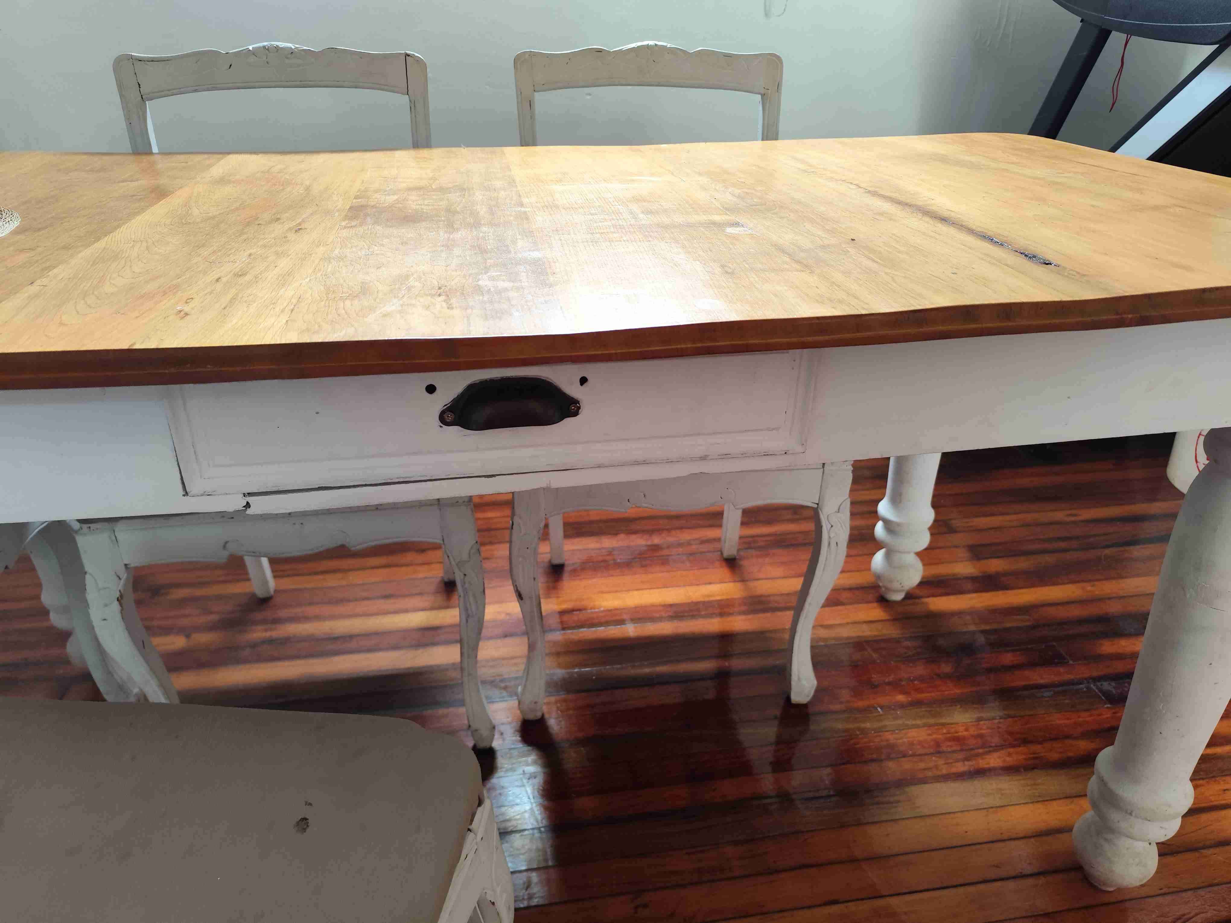 Juego de comedor vintage 6 sillas - miniatura 2