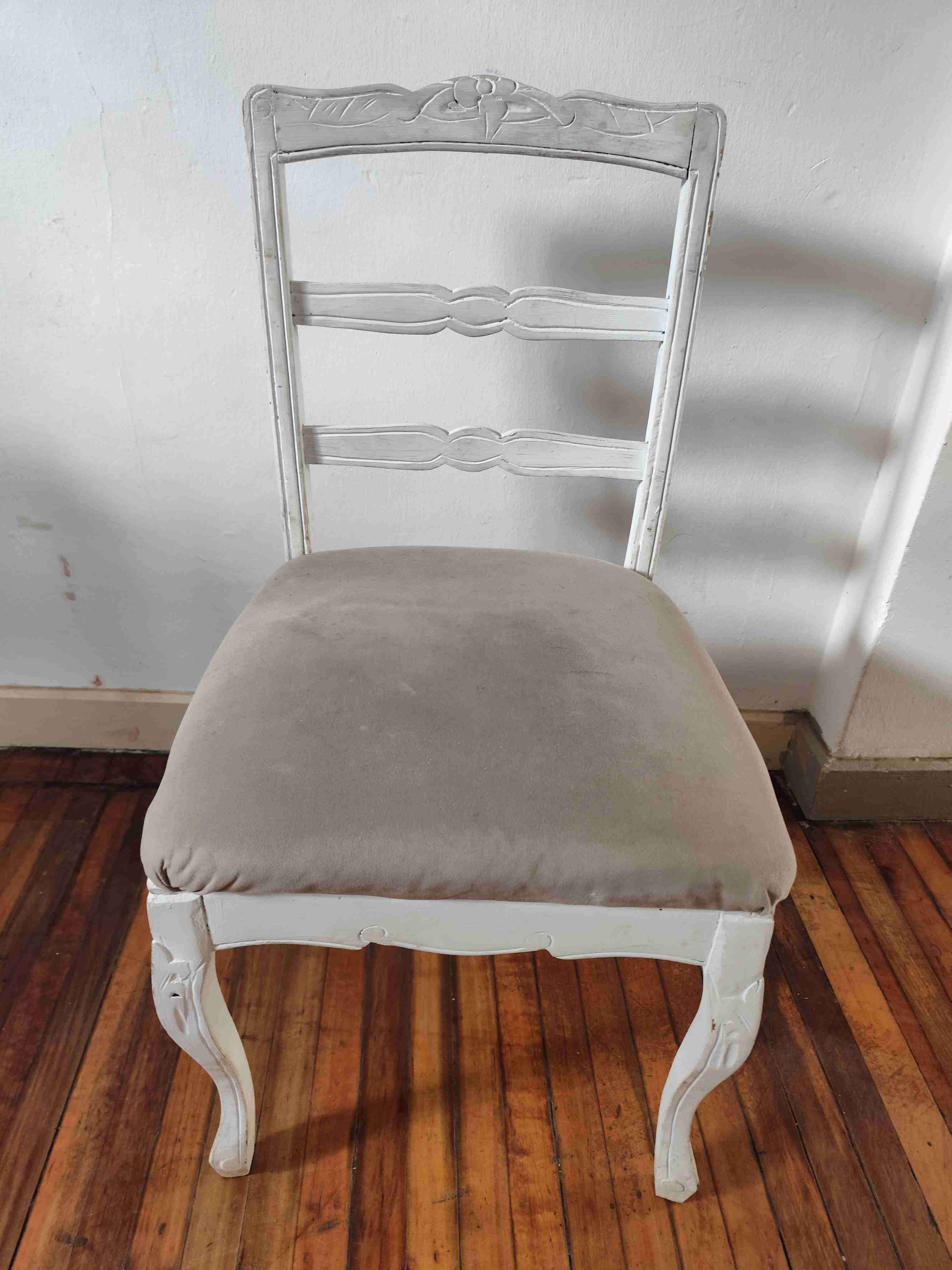 Juego de comedor vintage 6 sillas - miniatura 6