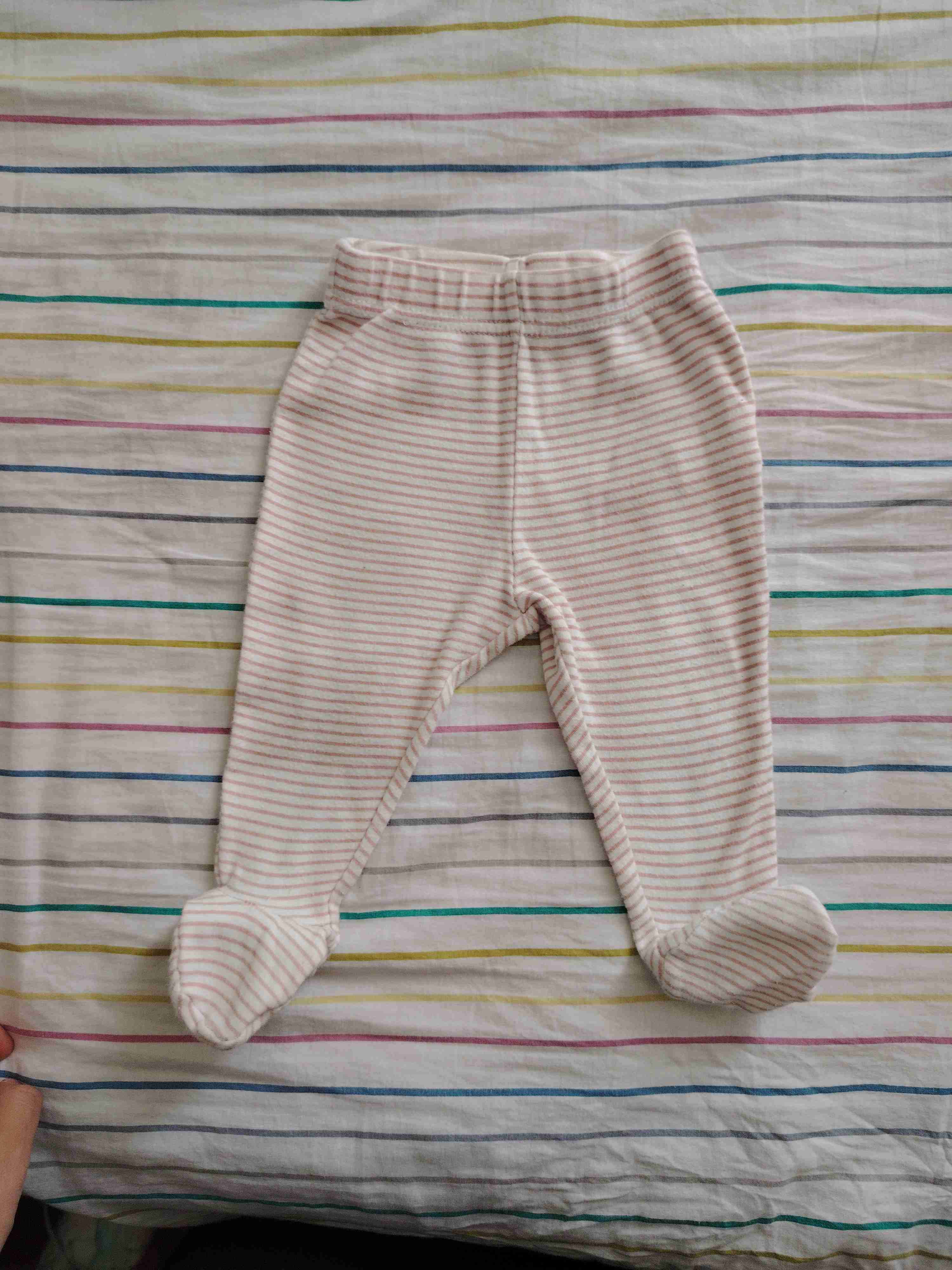 Pantys de bebé rayados