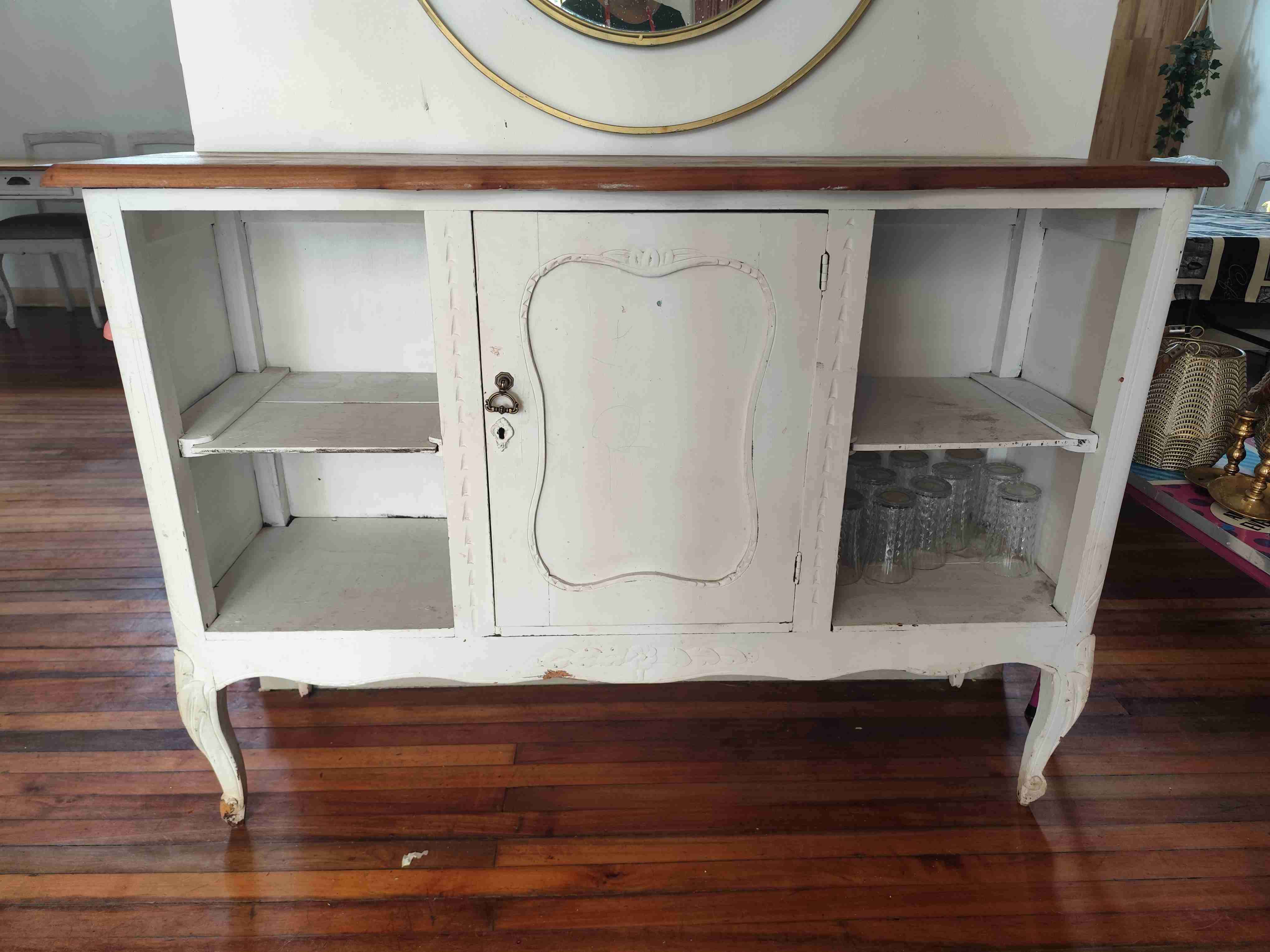 Arrimo vintage de madera - miniatura 3