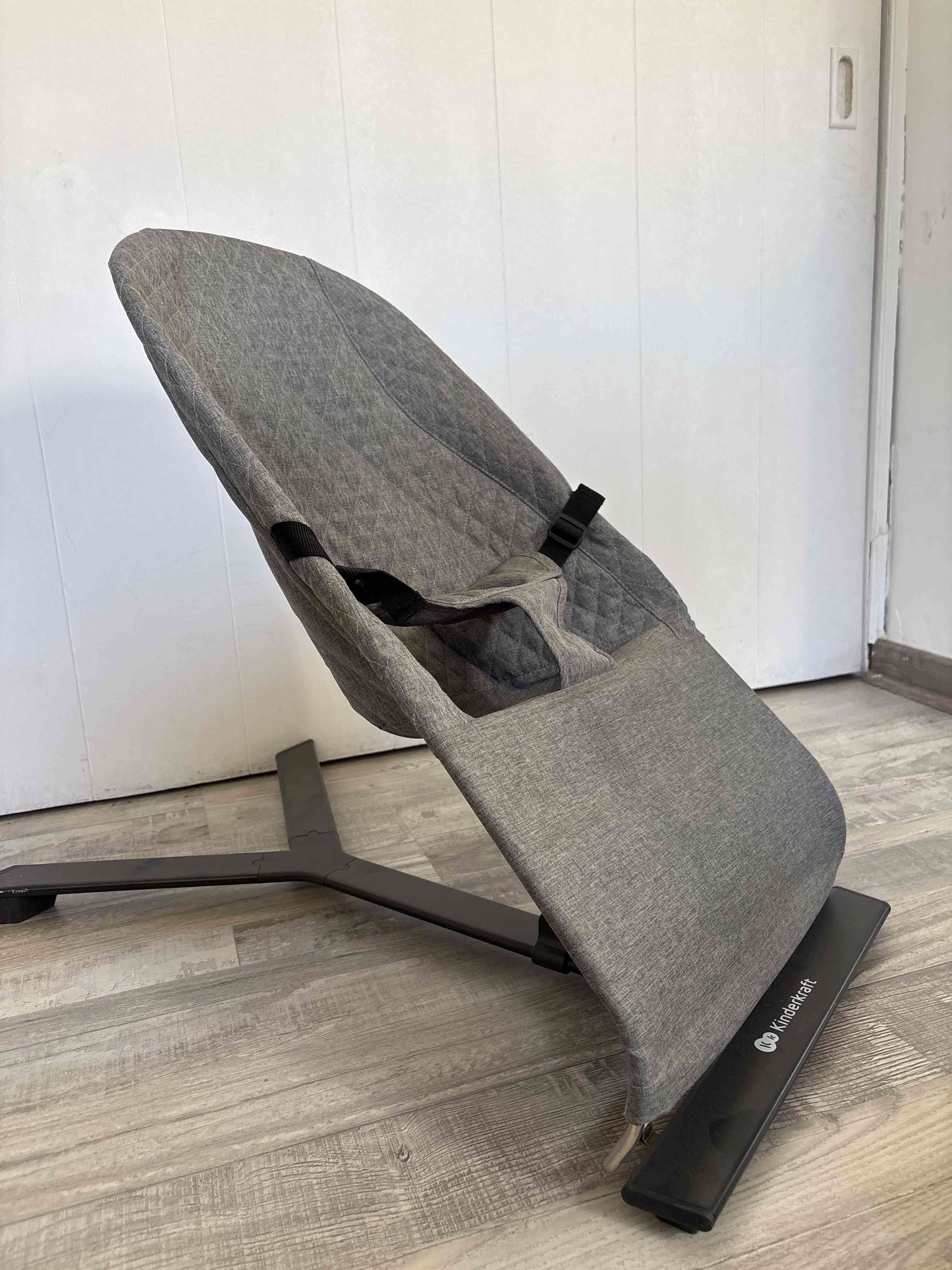 Silla mecedora gris Kinderkraft - miniatura 4