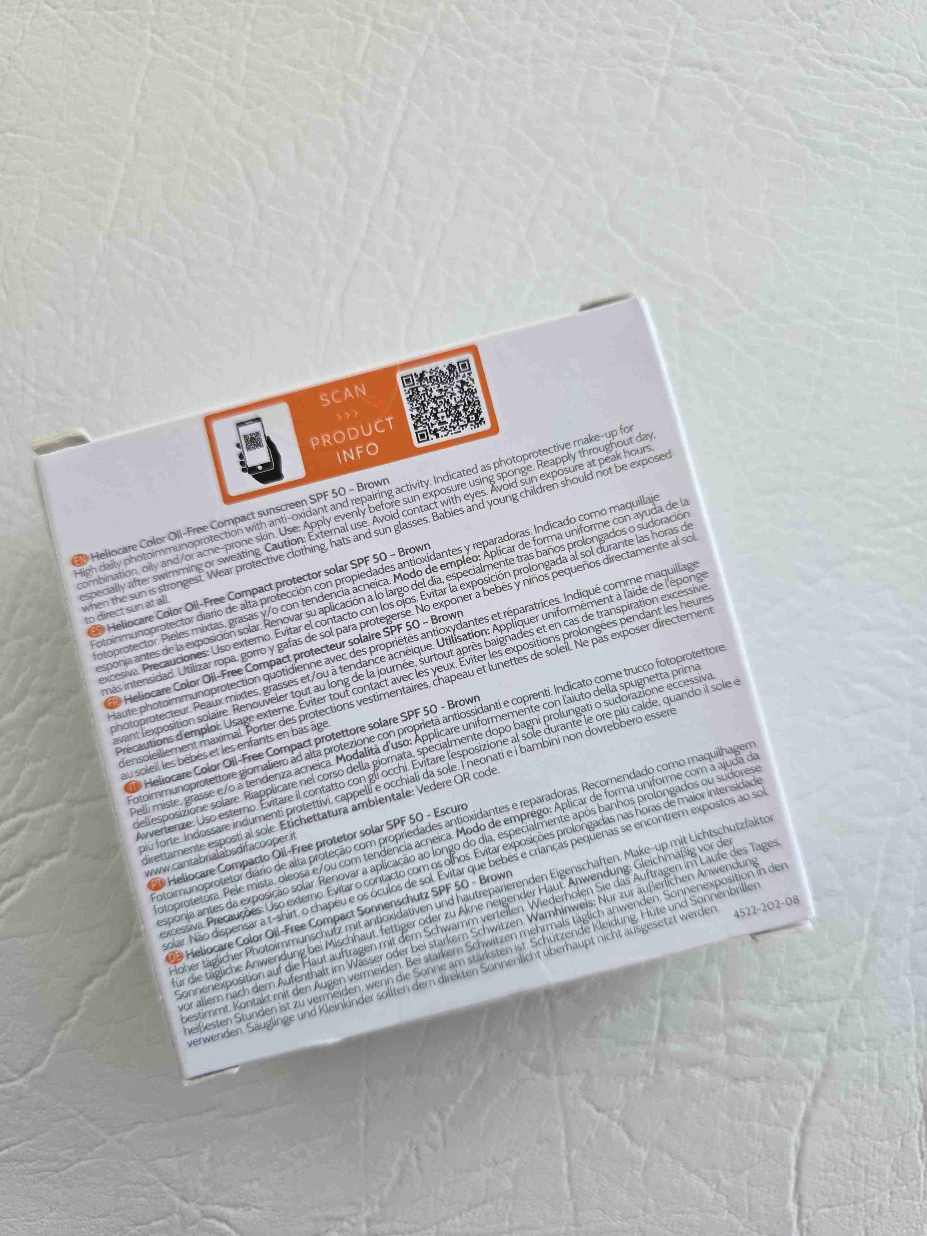 Helicare Compacto Brown  Oil-Free SPF 50 - miniatura 3