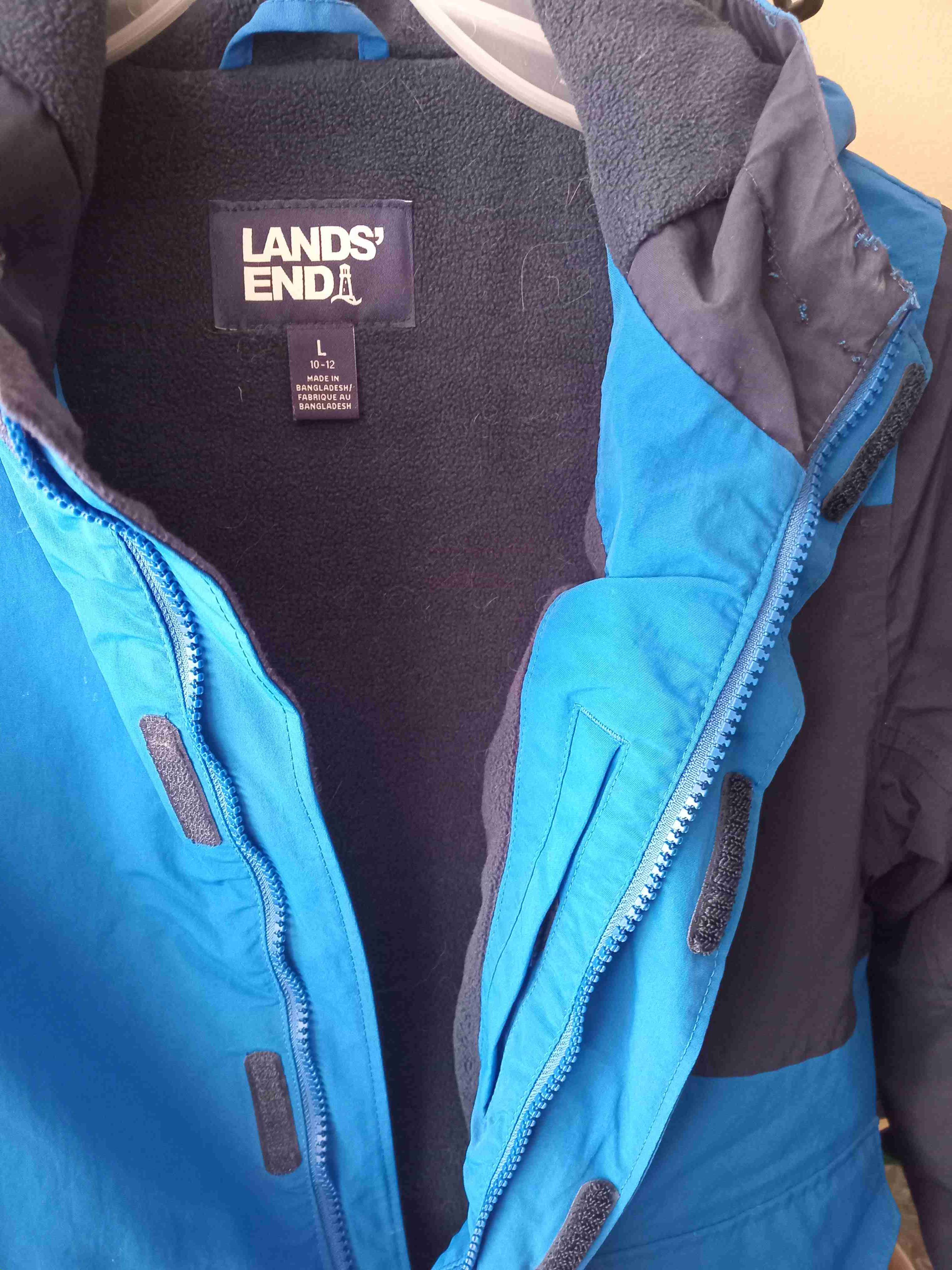 Chaqueta azul para frío y nieve talla 10-12 - miniatura 2