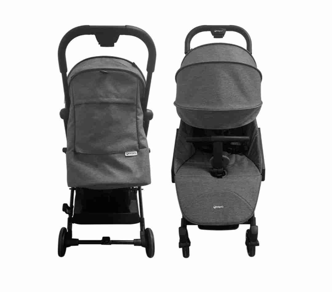 Coche de paseo gris compacto - miniatura 2