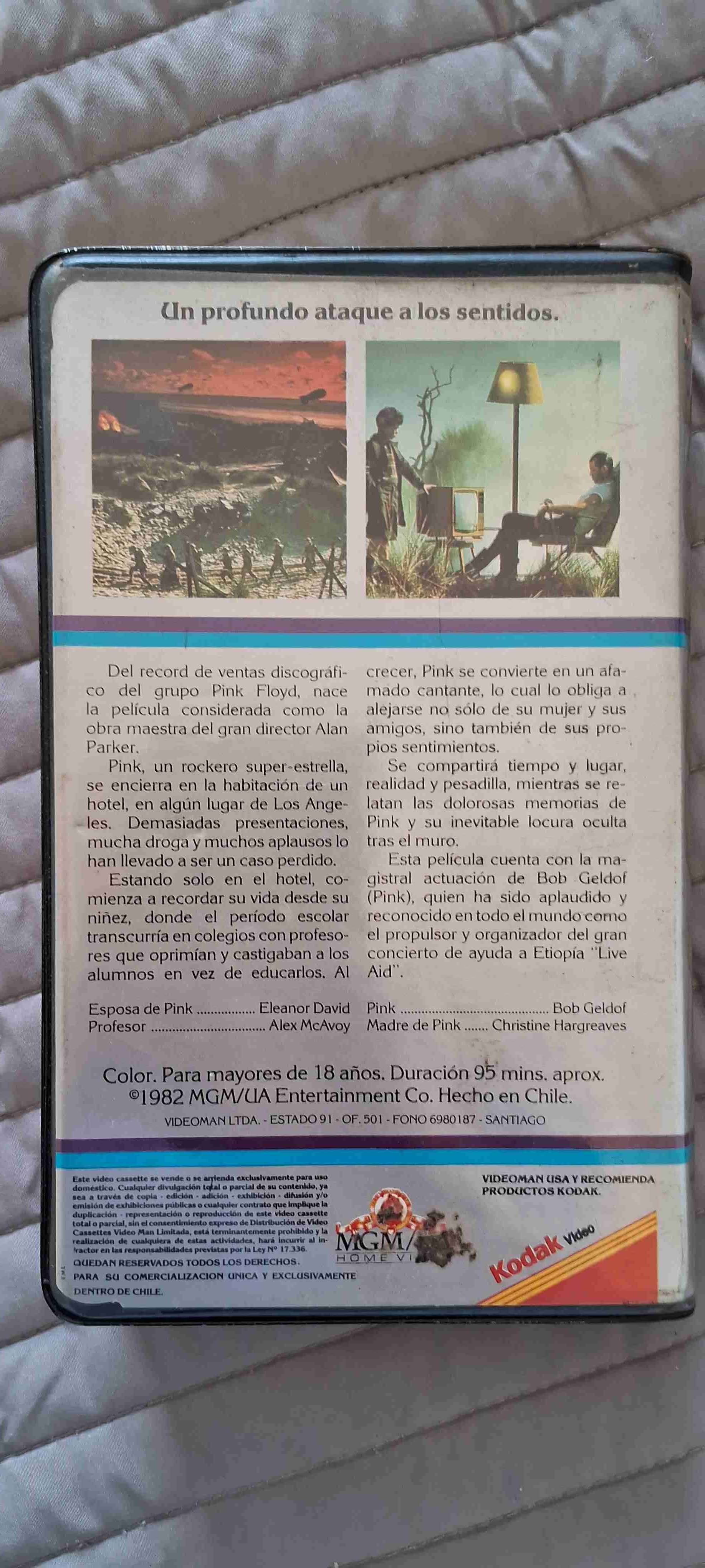 Cinta VHS Pink Floyd - miniatura 2