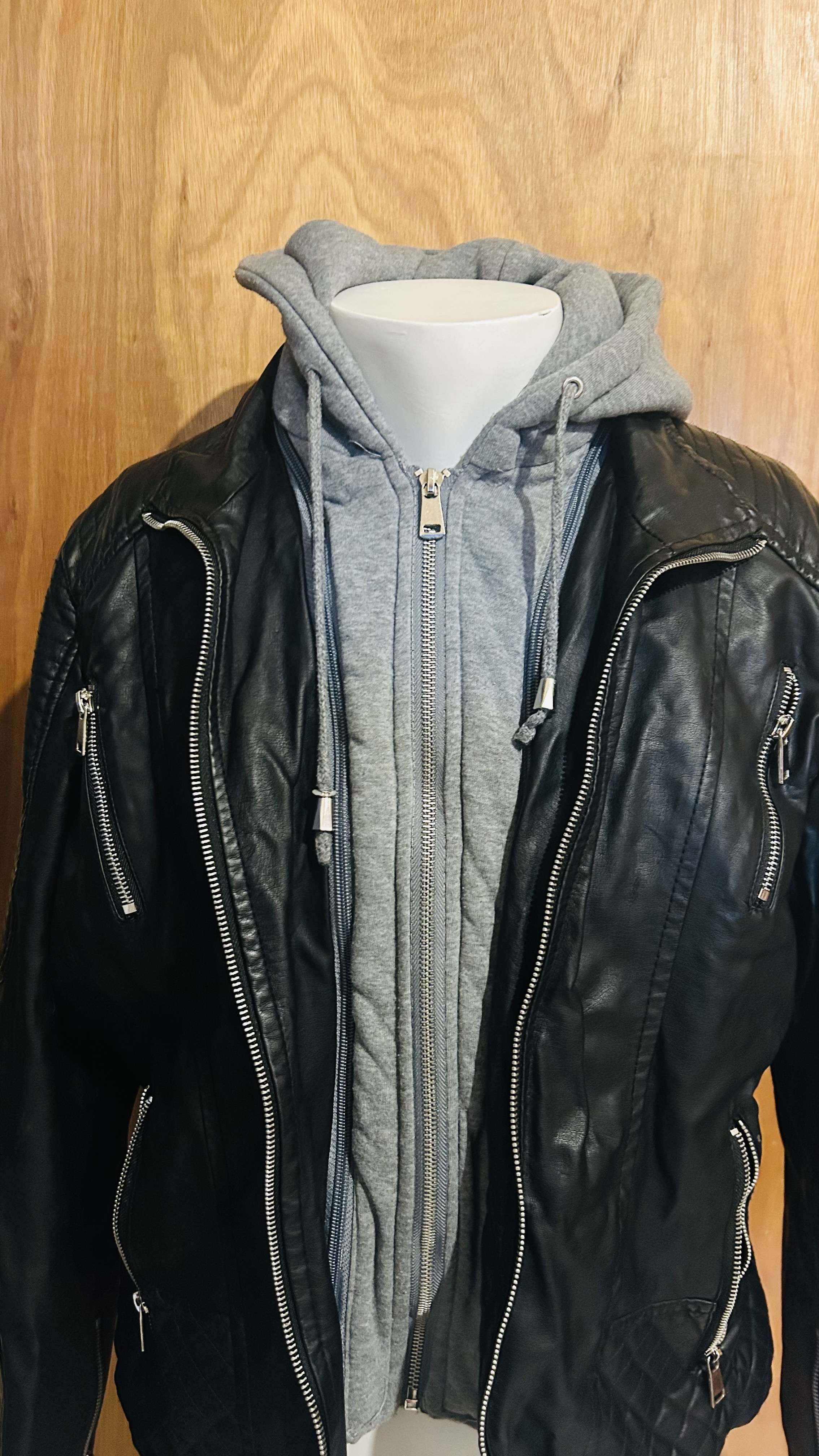 Chaqueta gris con forro Wados XL - miniatura 2