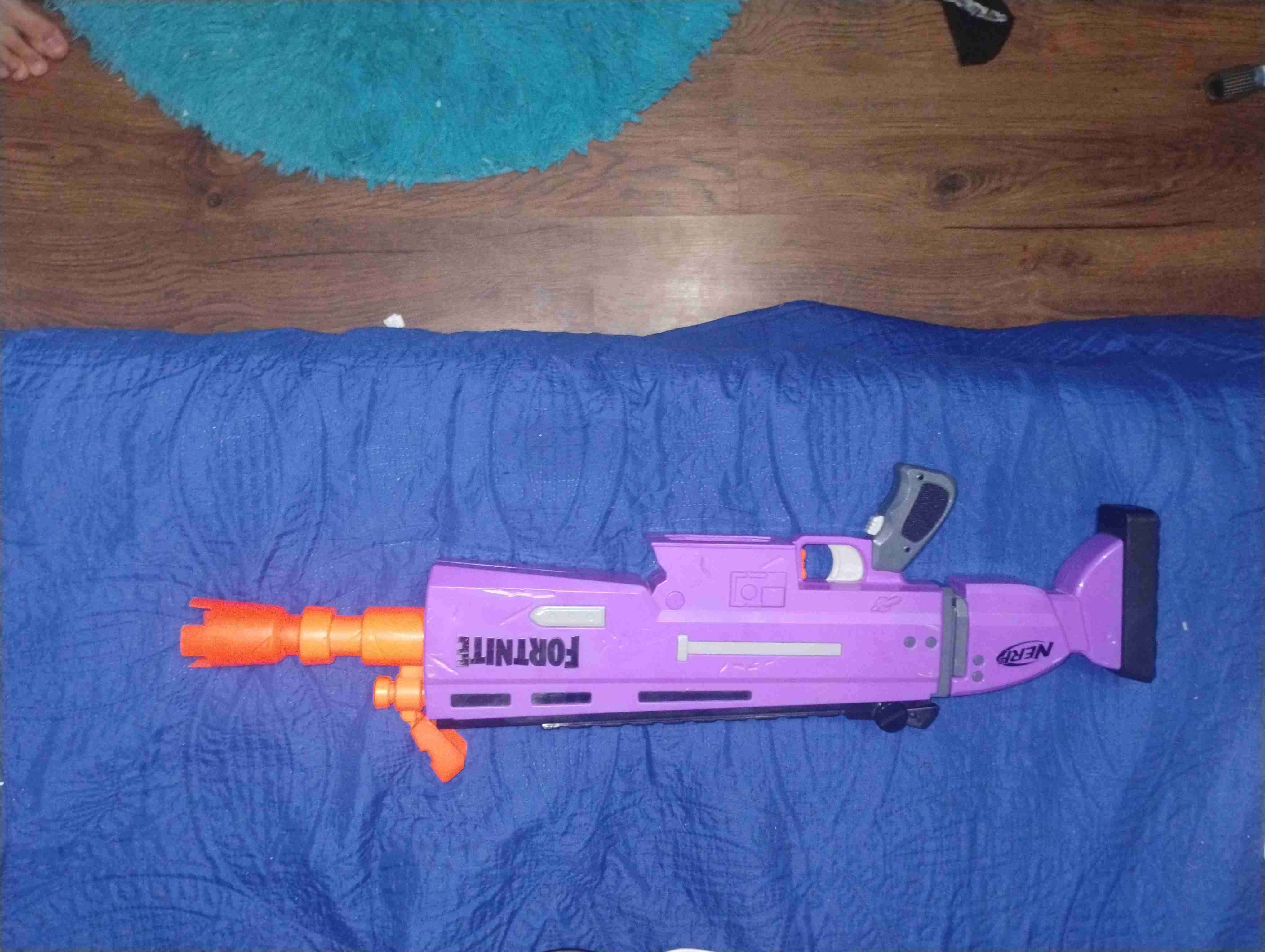 Lanzador Nerf Fortnite morado