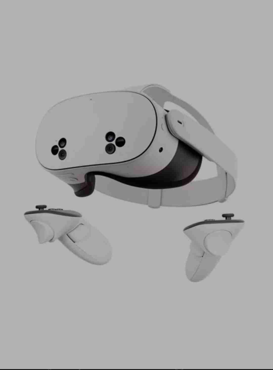 Gafas realidad virtual, controladores y estuche.