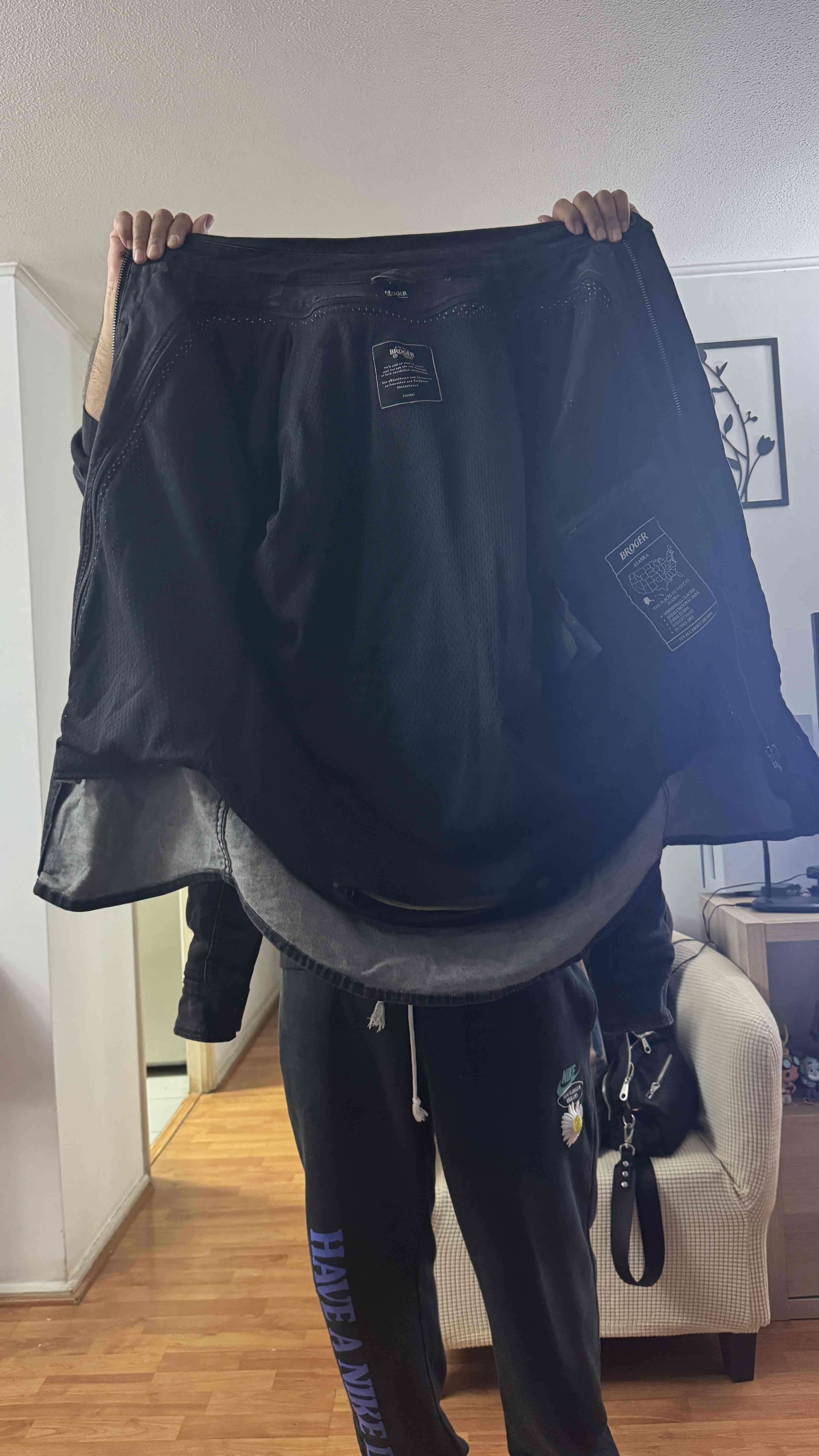 Chaqueta negra Triumph motocicletas - miniatura 3