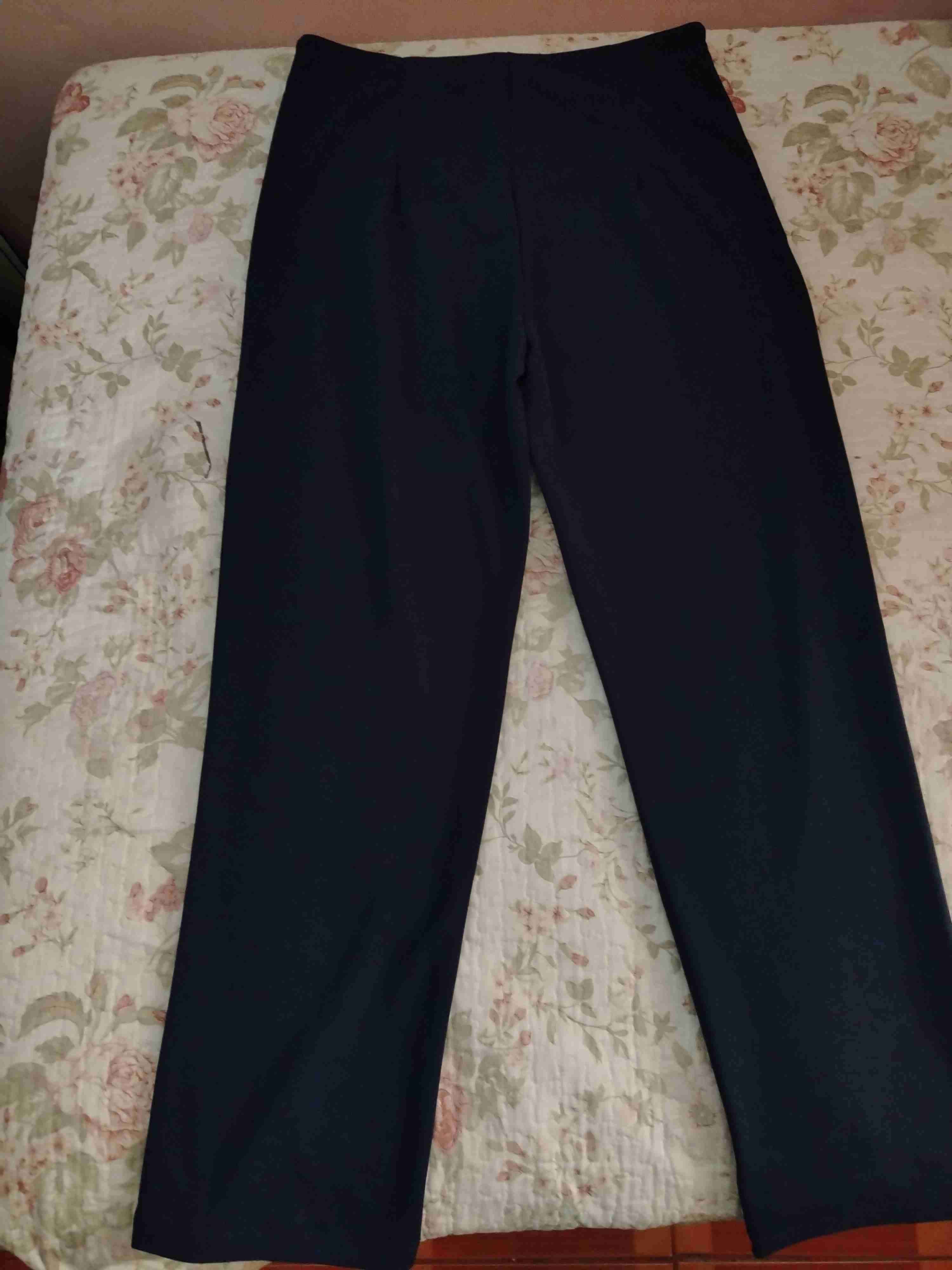 Pantalón de vestir azul marino para mujer - miniatura 4