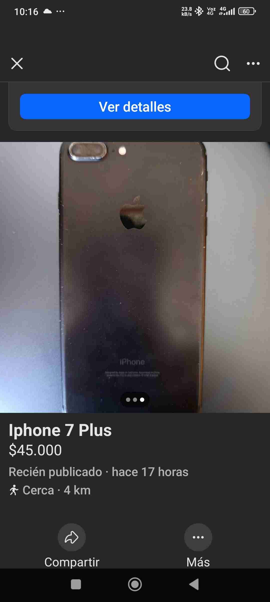 iPhone 7 Plus usado en venta - miniatura 2