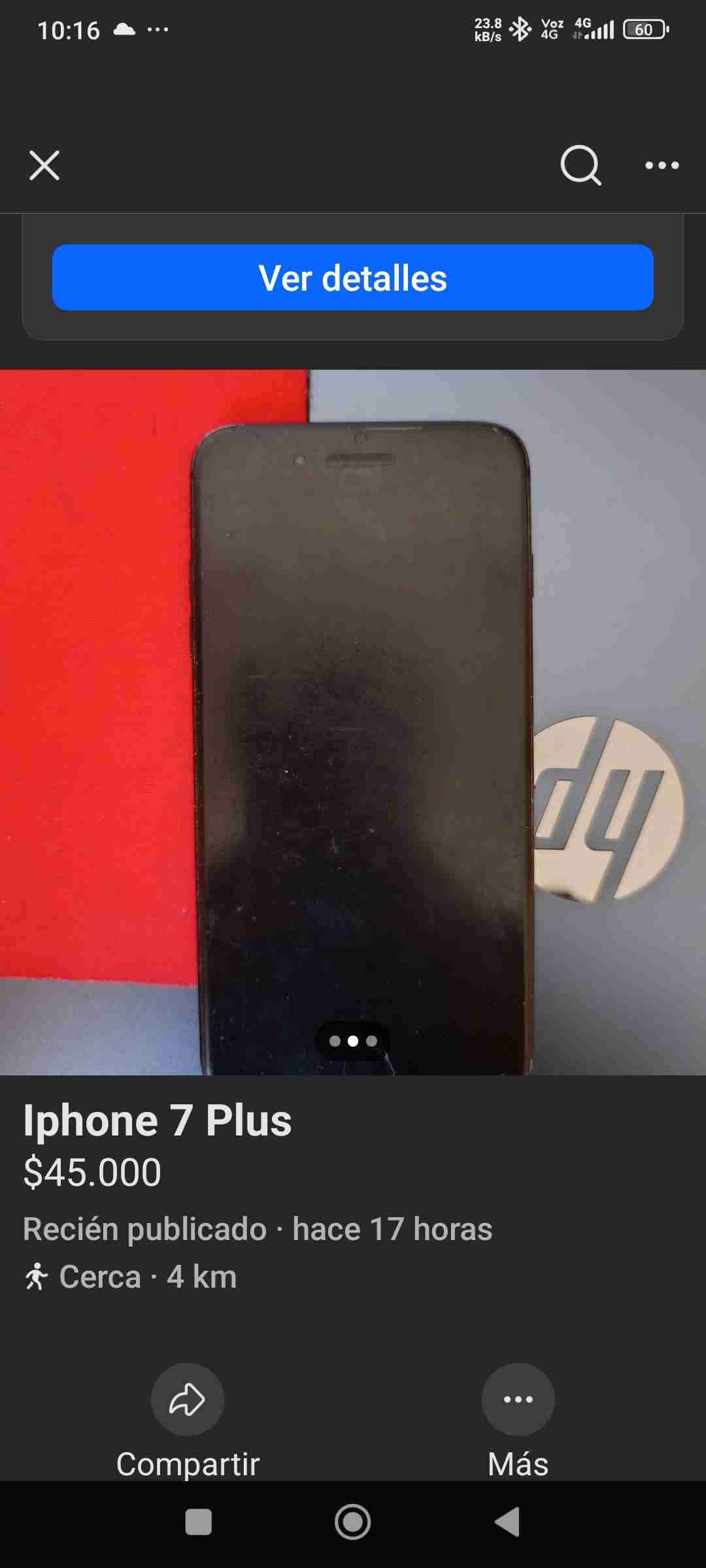 iPhone 7 Plus usado en venta - miniatura 3