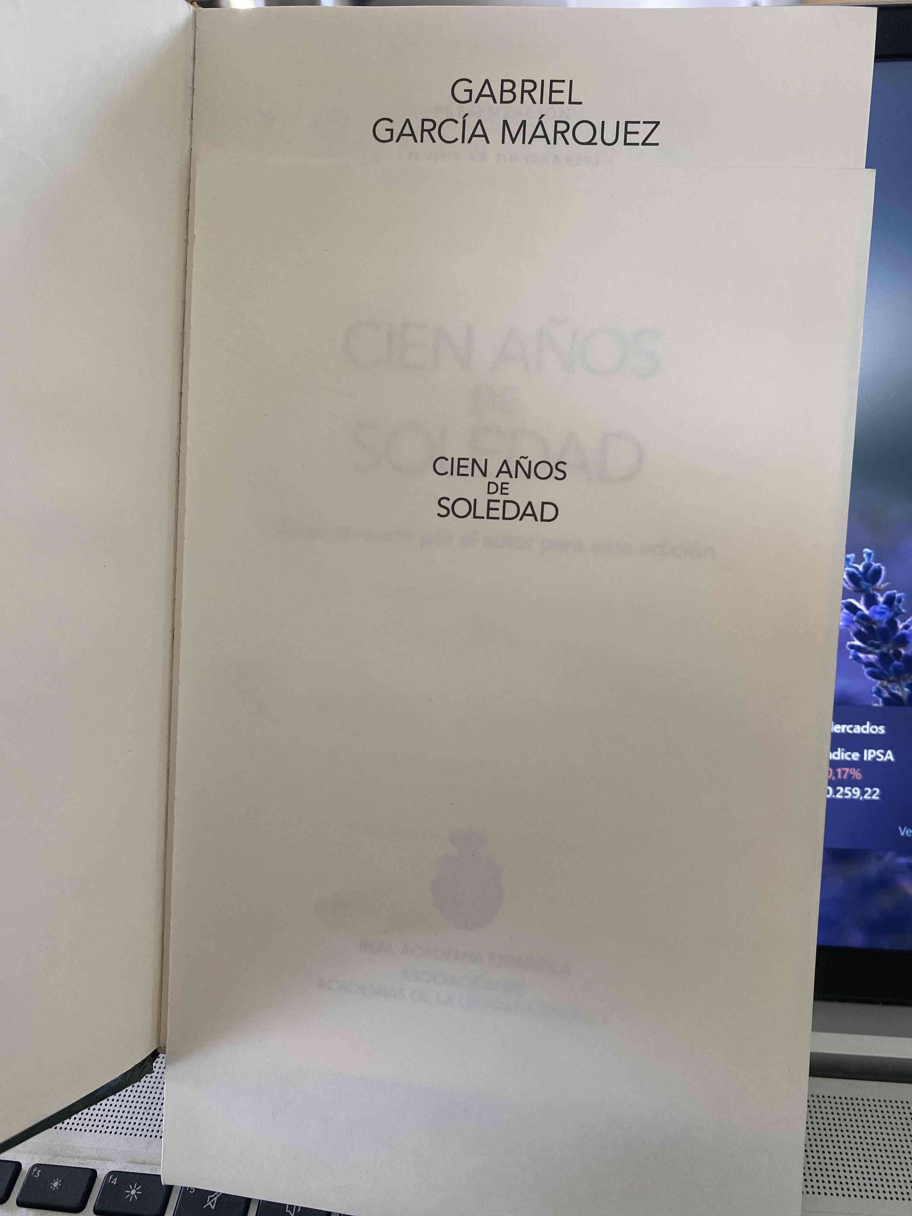 Libro 'Cien años de soledad' - miniatura 2