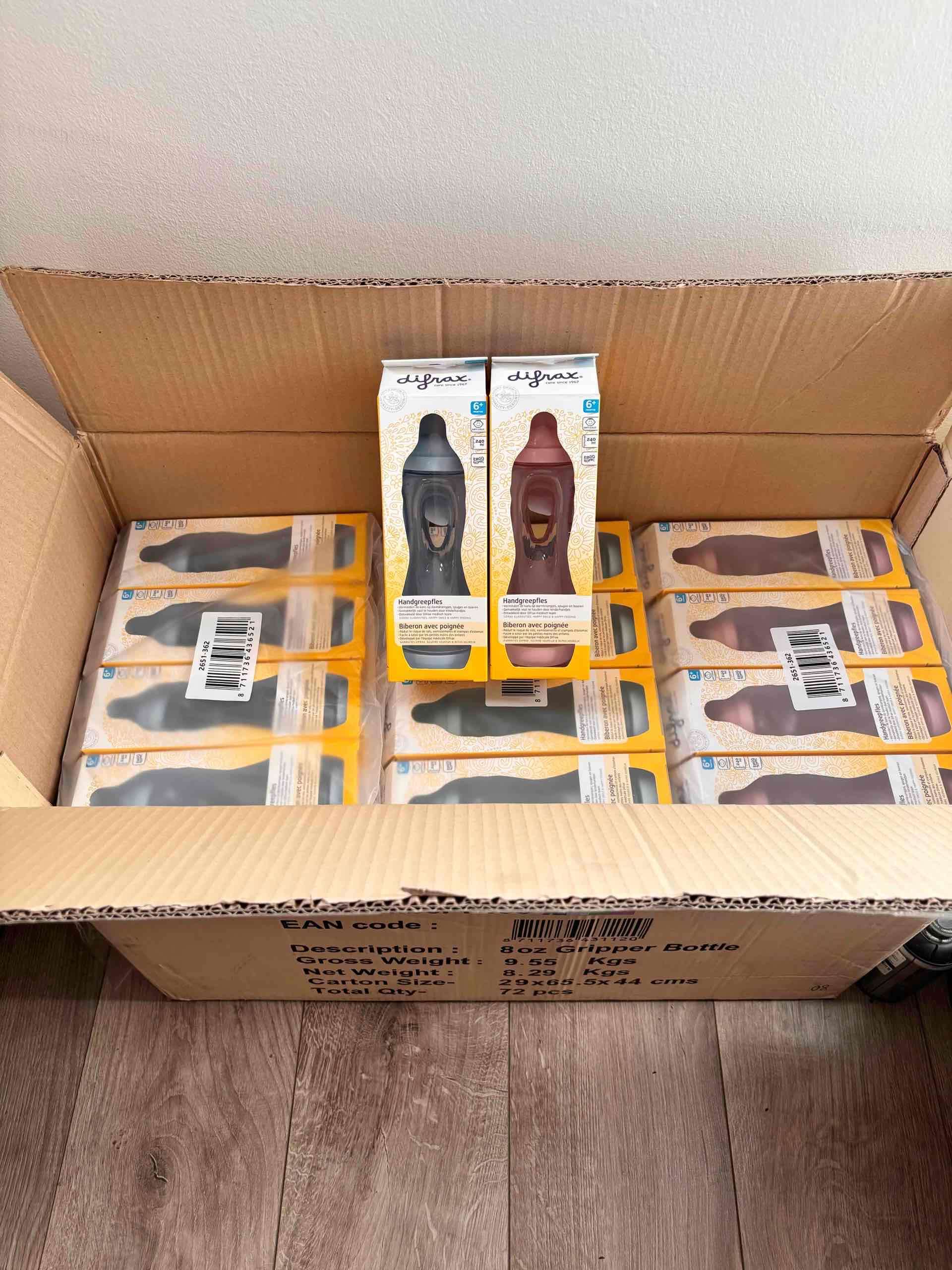 Mamadera anticolico agarré fácil al por mayor Difr - miniatura 2