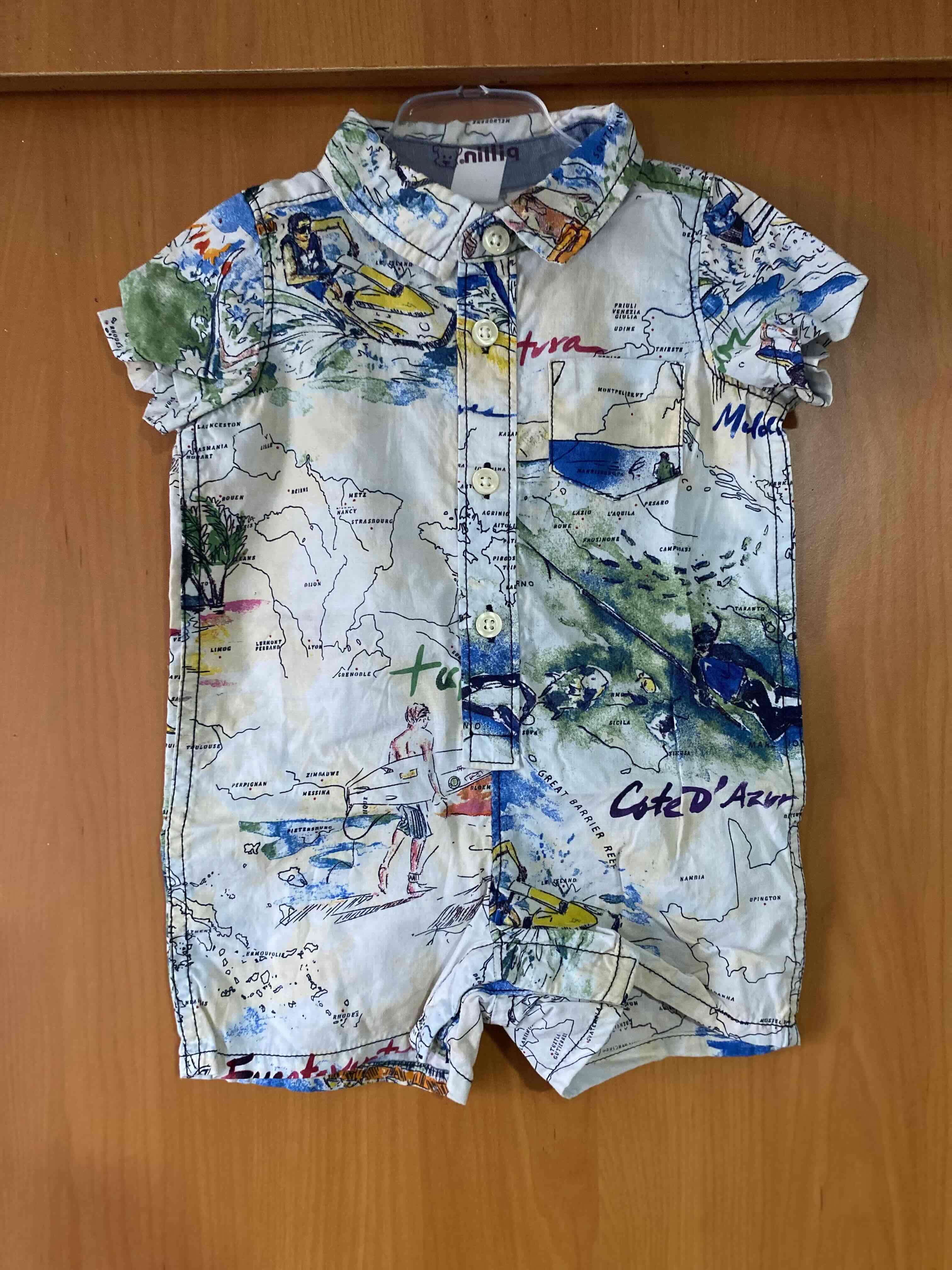 Enterito infantil GAP estampado colorido