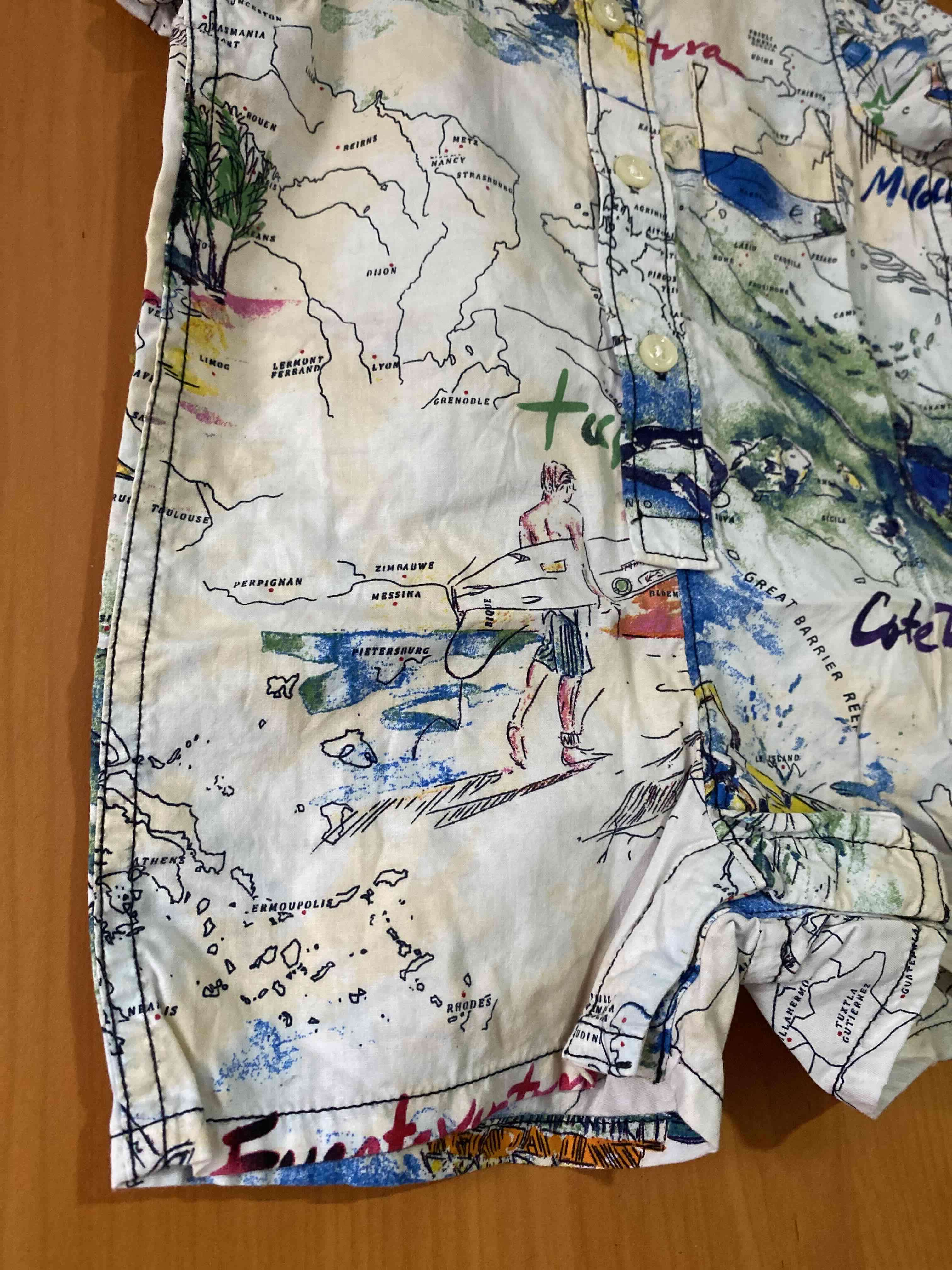 Enterito infantil GAP estampado colorido - miniatura 3