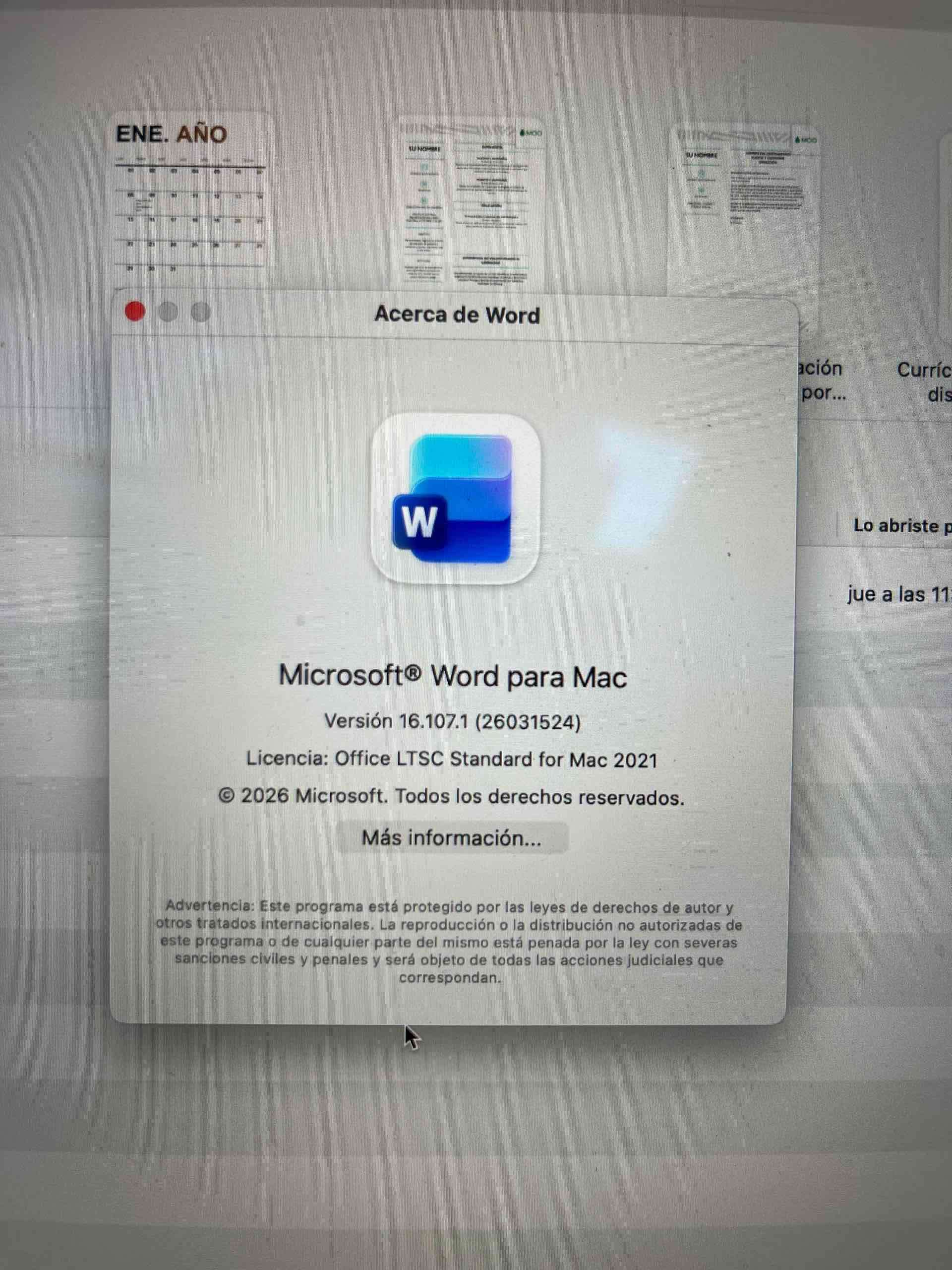 Microsoft Office 24 para Mac / versión permanente - miniatura 2