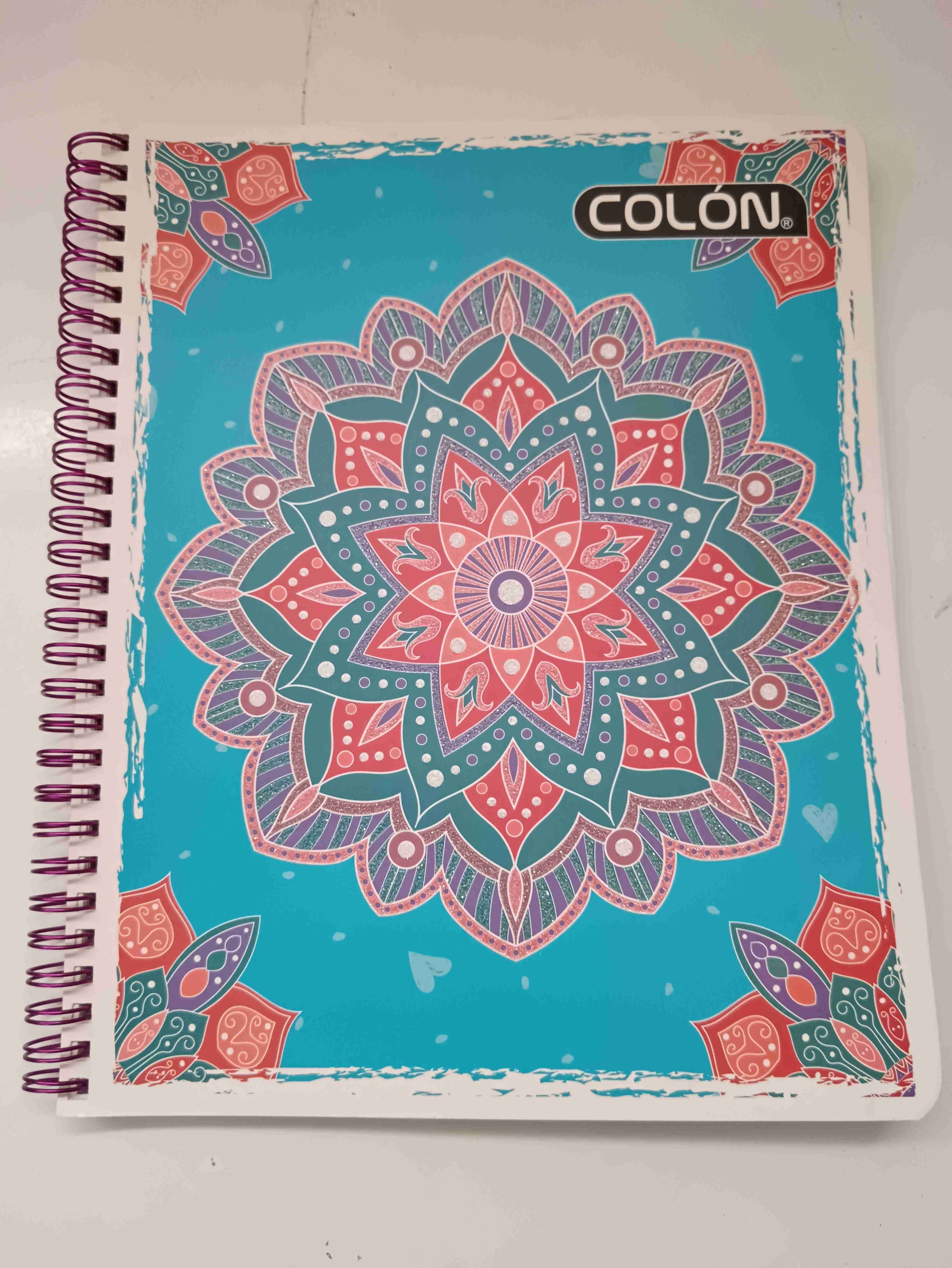 Cuaderno espiral diseño mandala