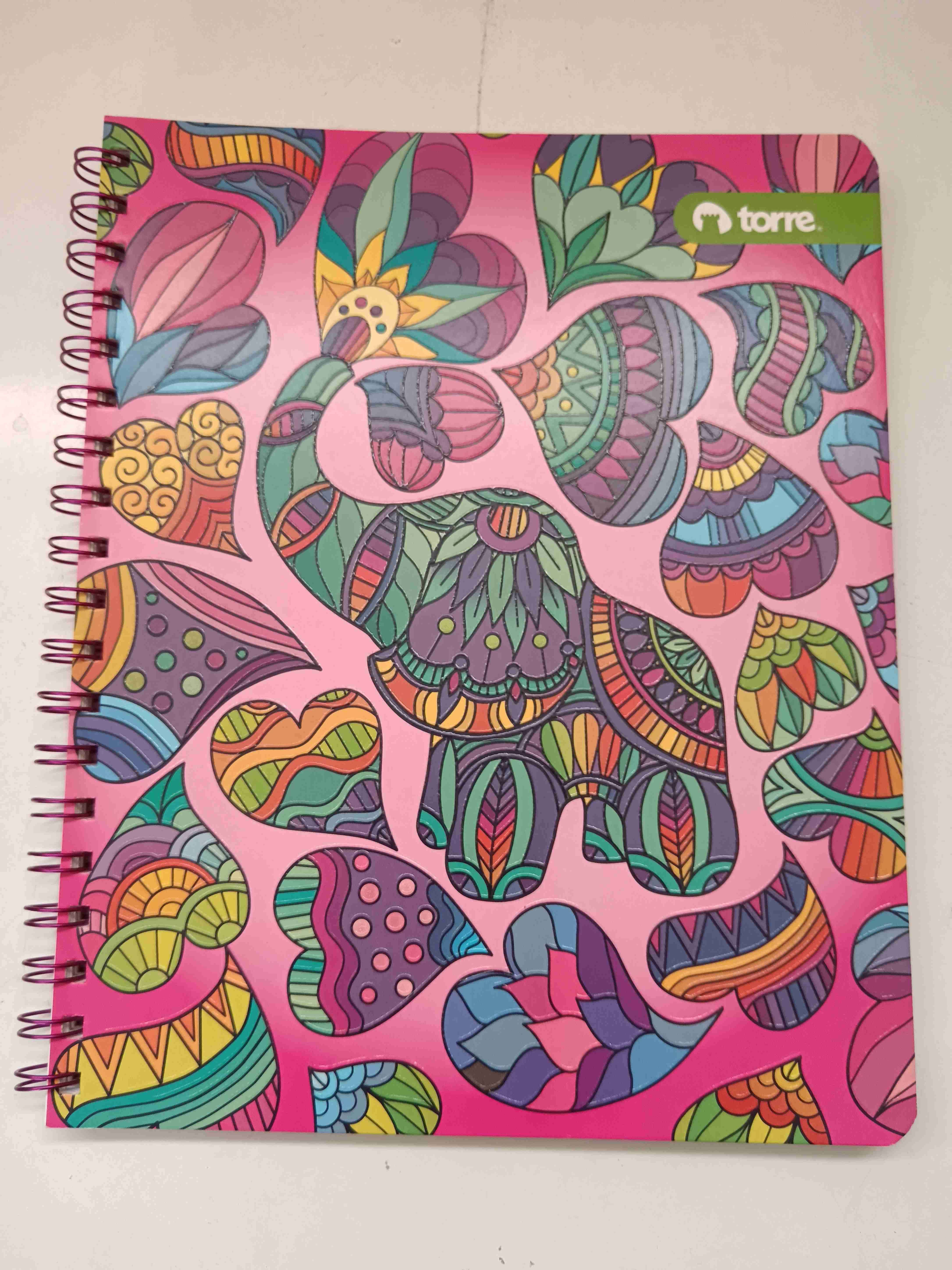 Cuaderno espiral diseño elefante