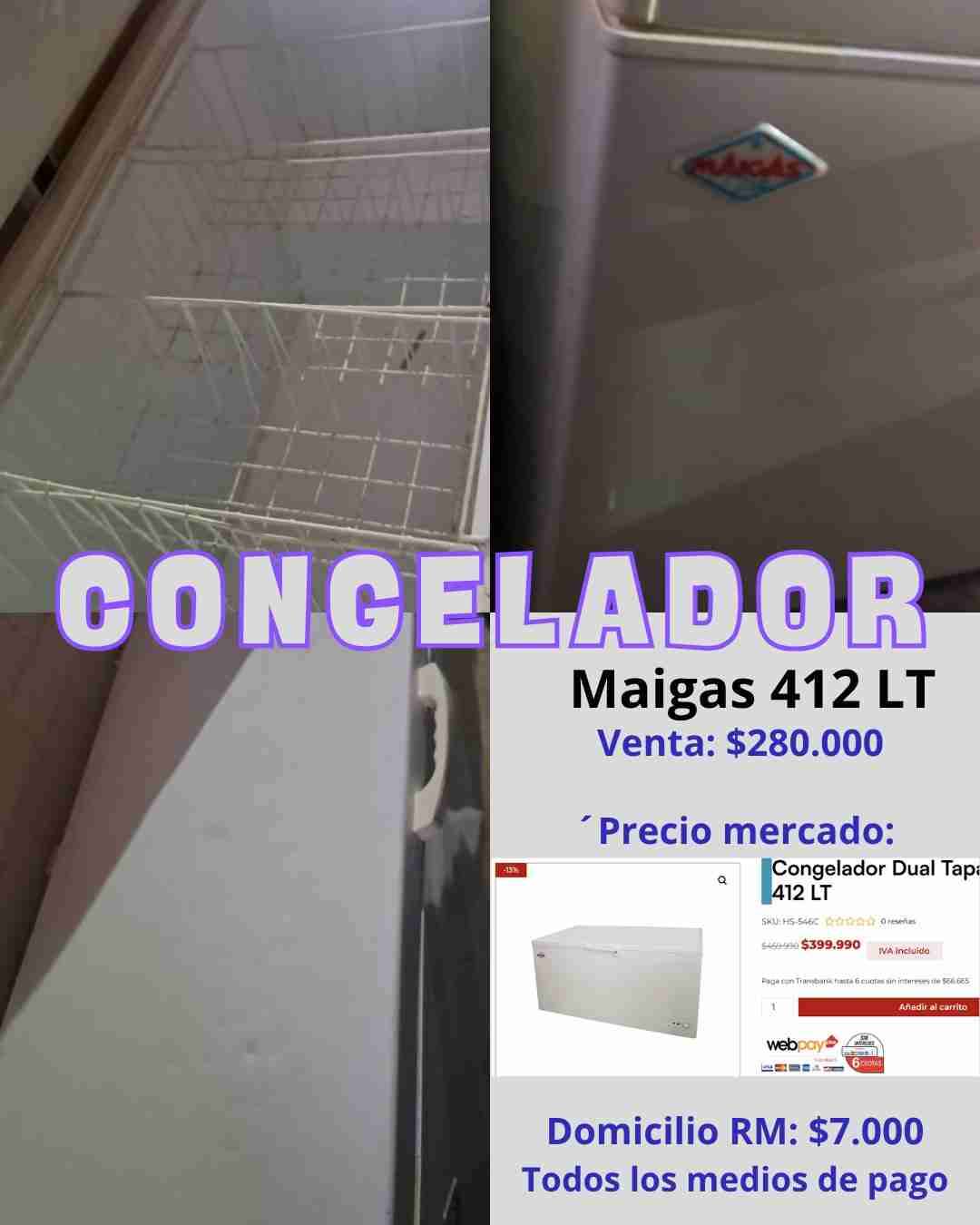 Congelador Maigas 412 LT