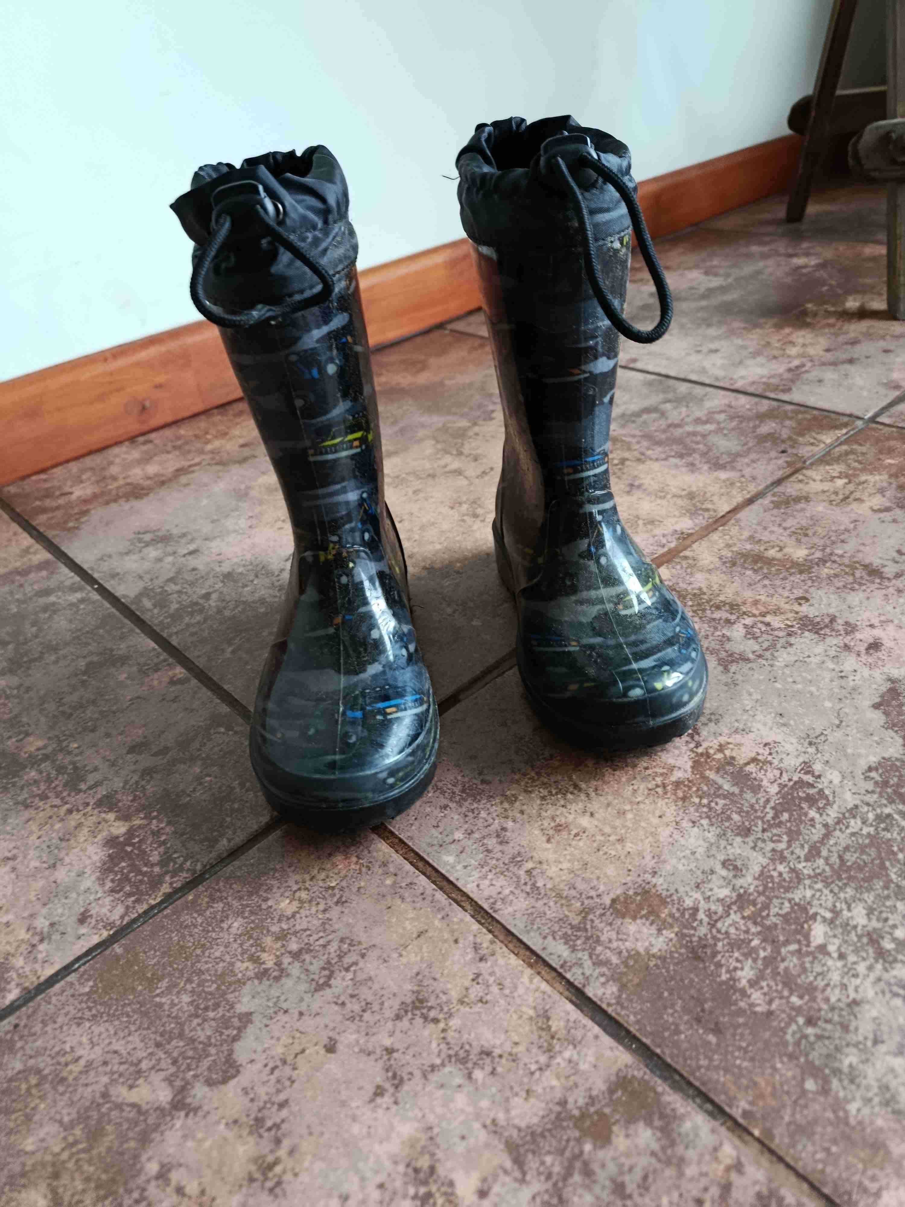 Botas de lluvia infantiles estampadas - miniatura 2