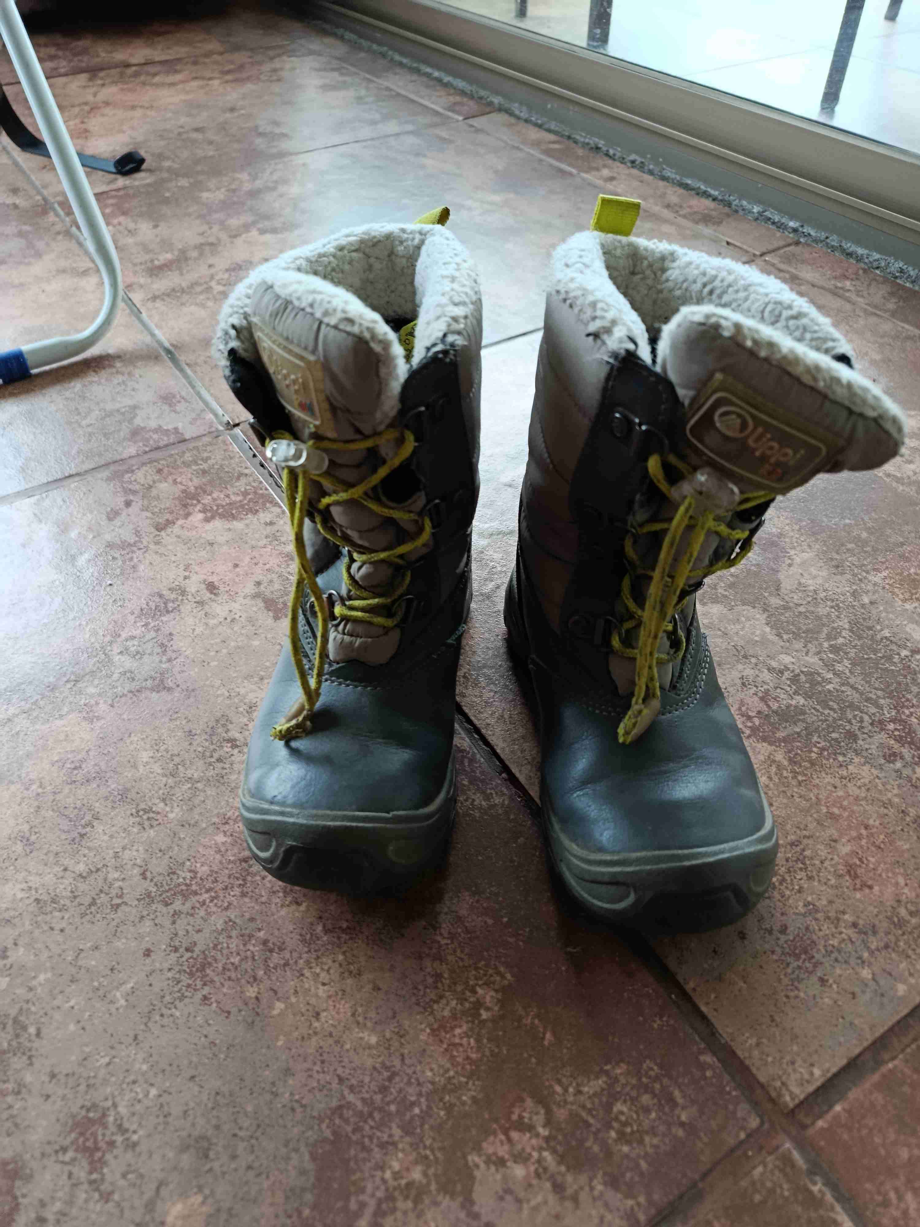 Botas infantiles de invierno grises - miniatura 3