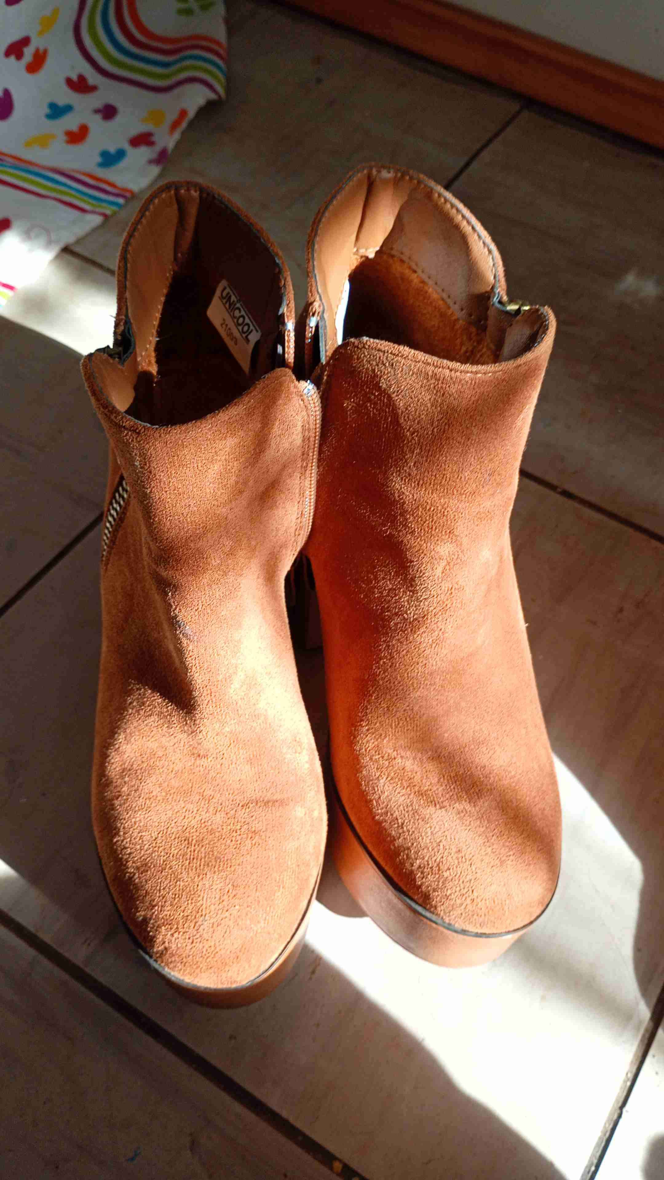 Botines de tacón de gamuza - miniatura 2