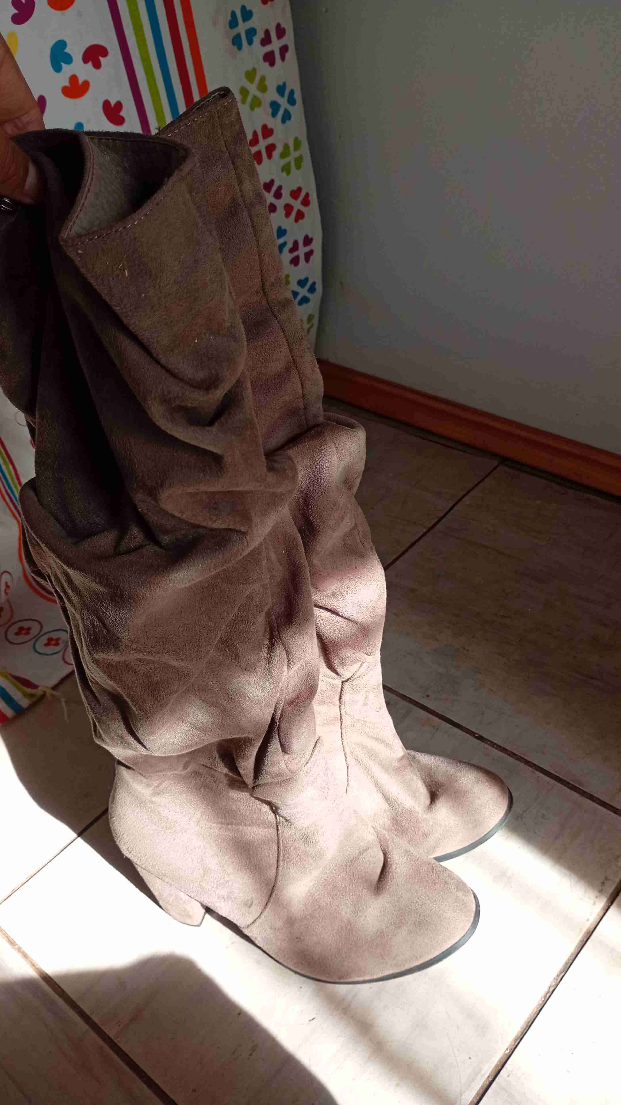 Botines de tacón de gamuza - miniatura 4