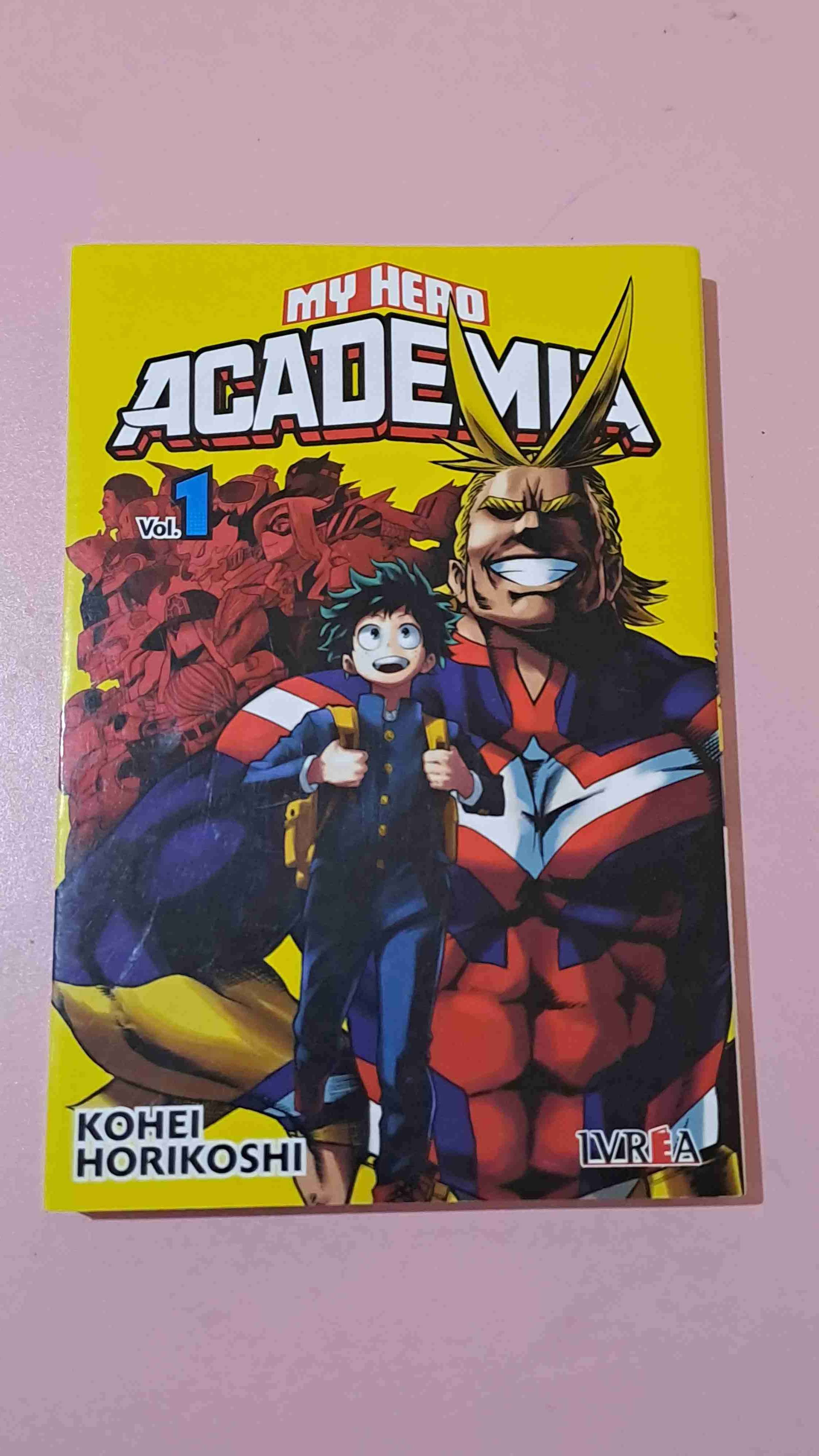 Manga My Hero Academia Vol. 1 Vol 2 y Vol 3
