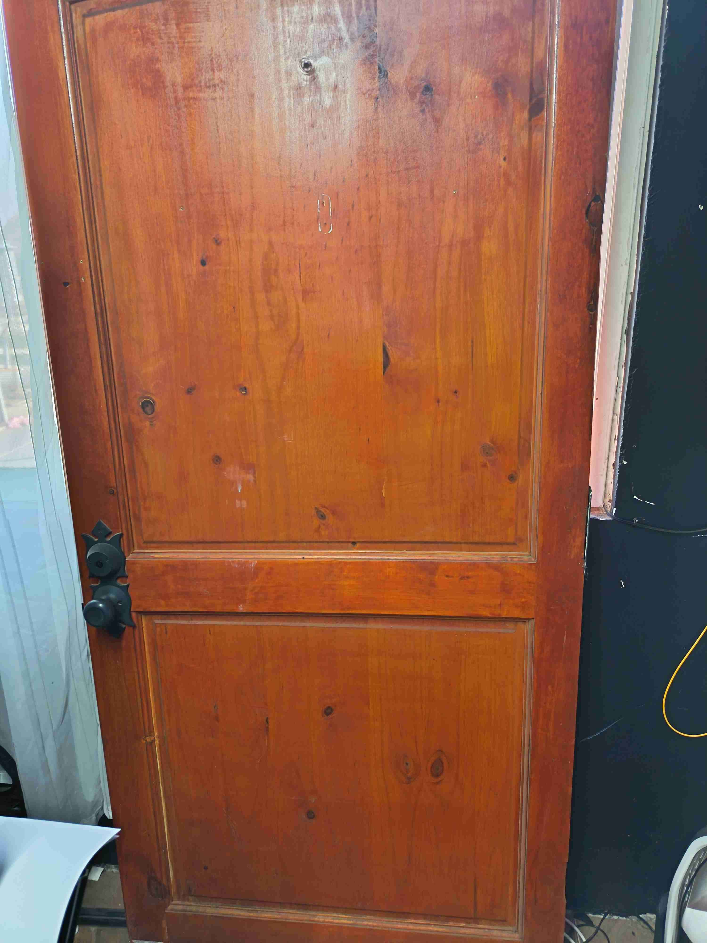 Puerta de madera sólida - 2