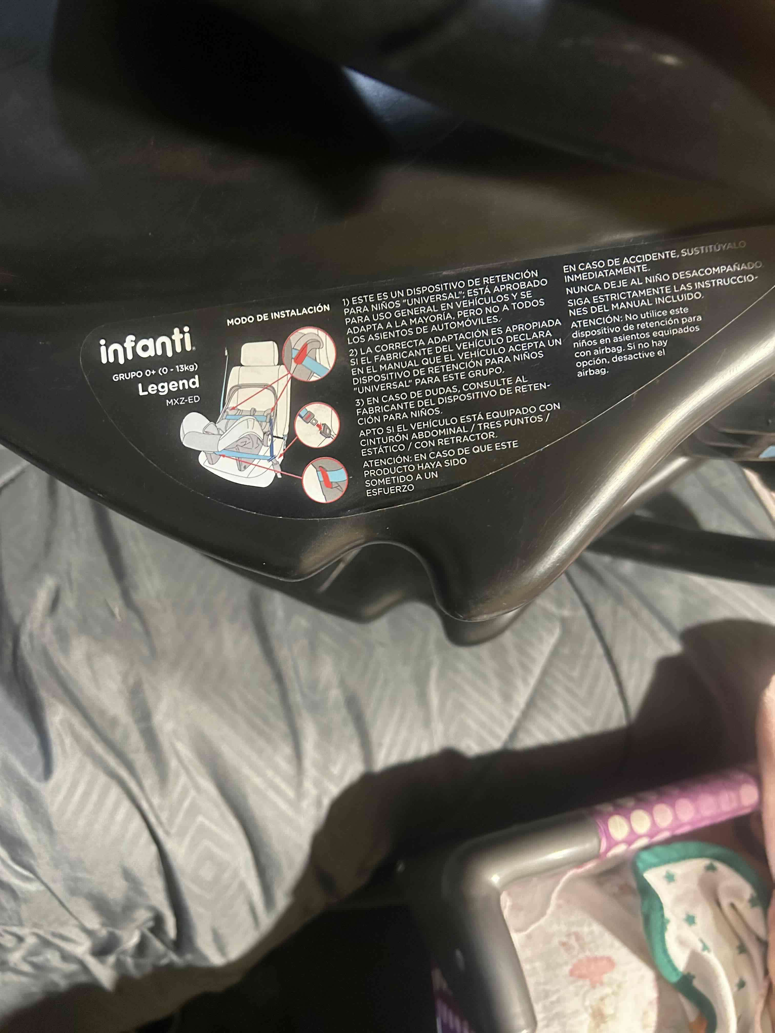 Silla de auto para bebé Infanti