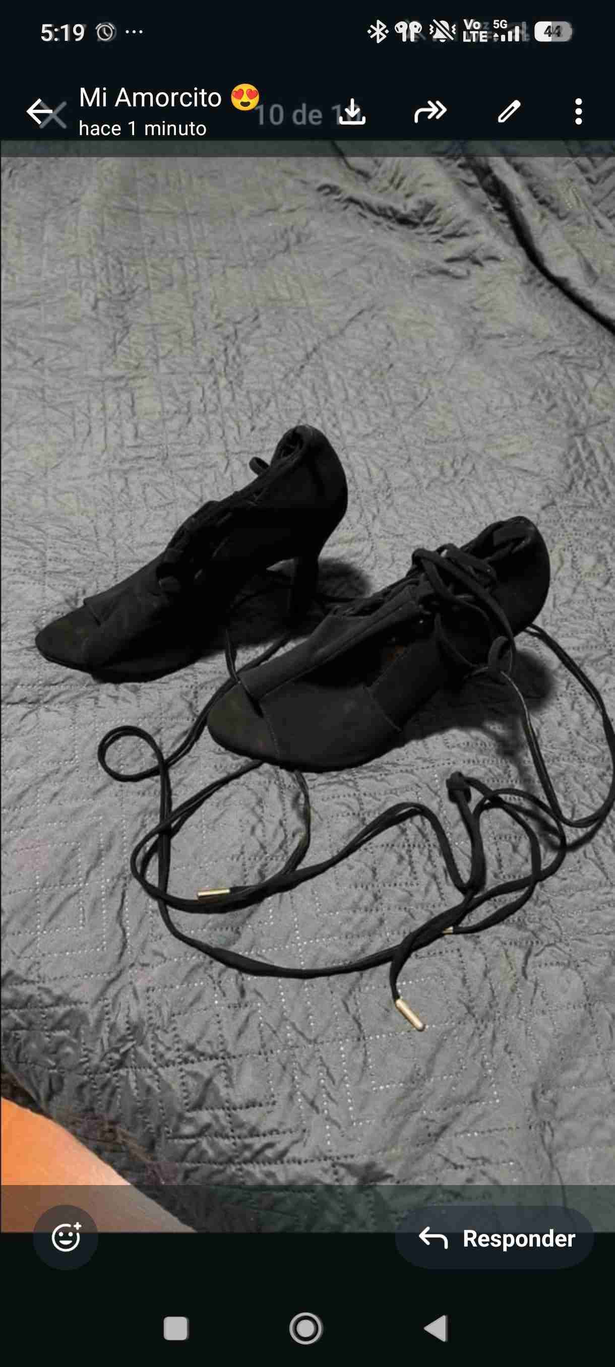 Zapatos negros de tacón alto