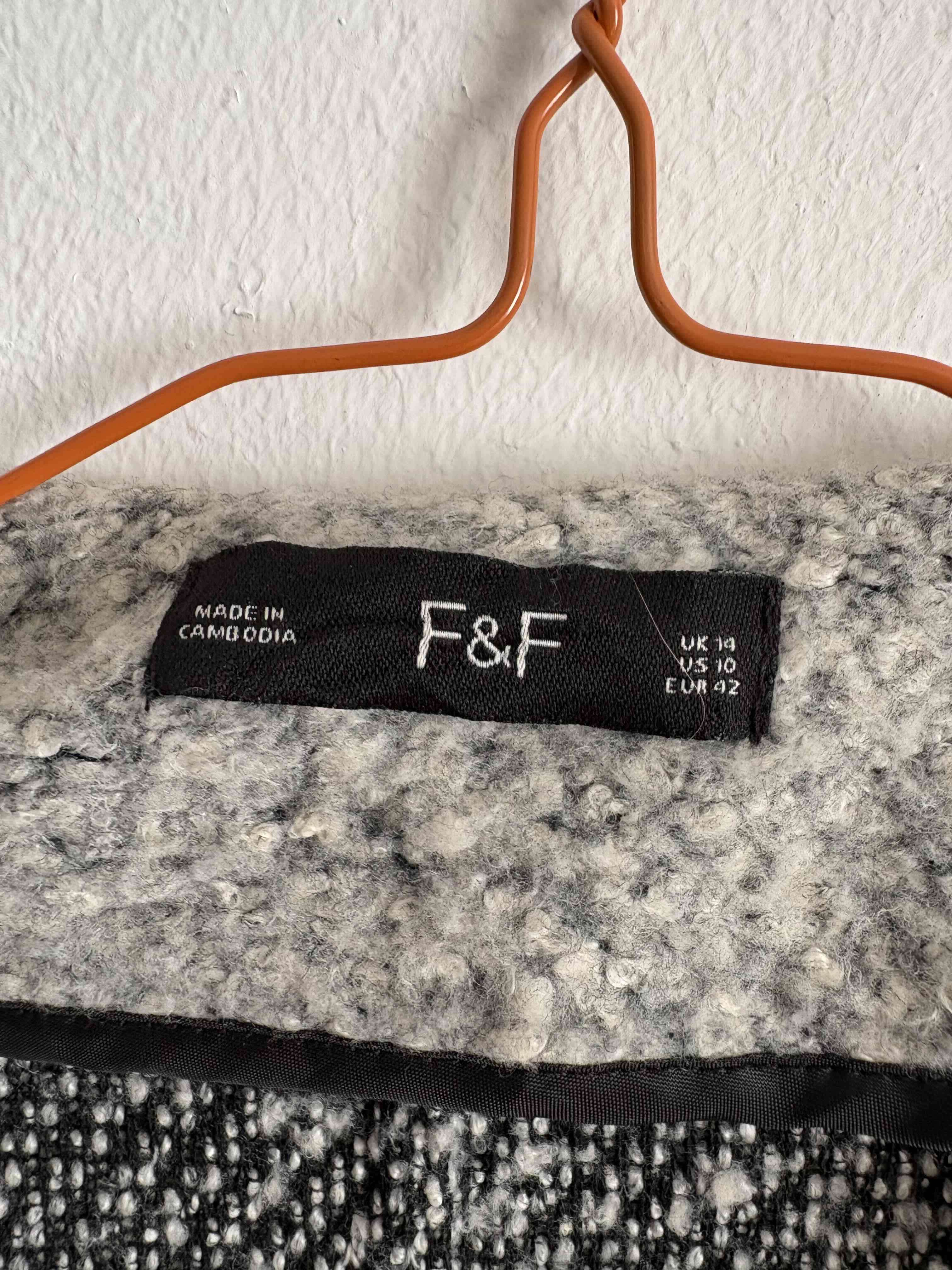 Abrigo gris lana - miniatura 3