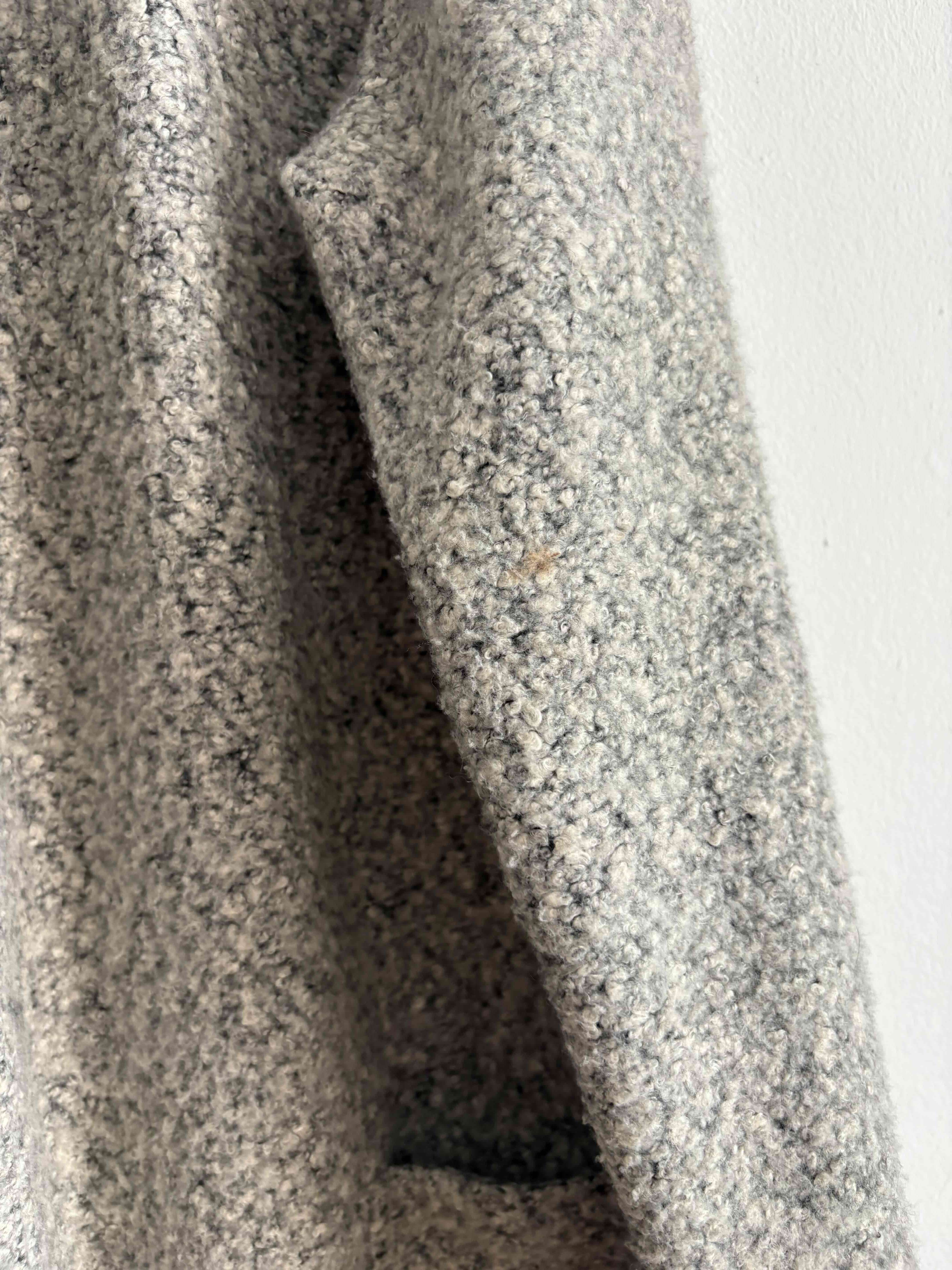 Abrigo gris lana - miniatura 4