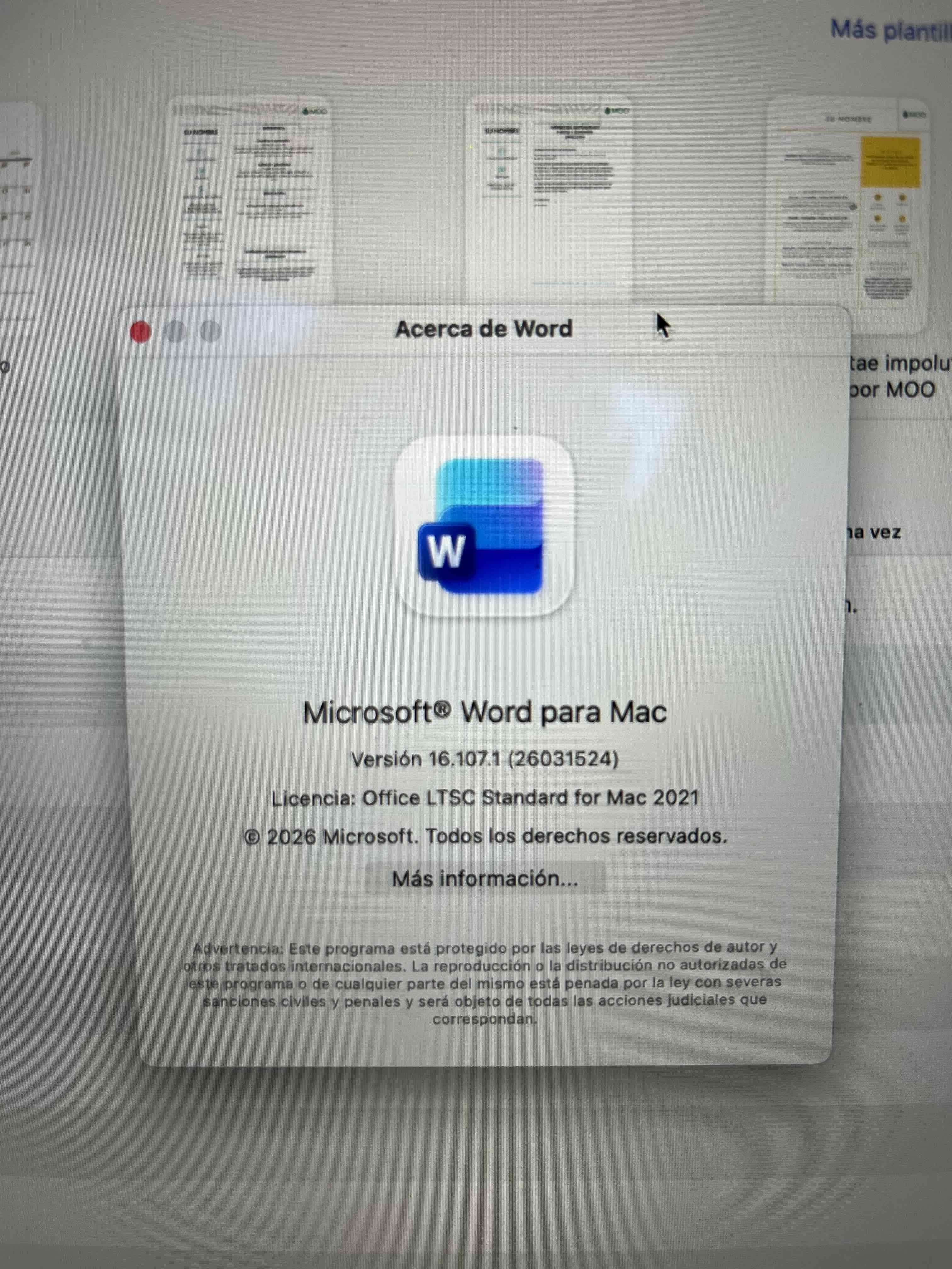 Microsoft Office 24 para Mac / versión permanente - miniatura 5